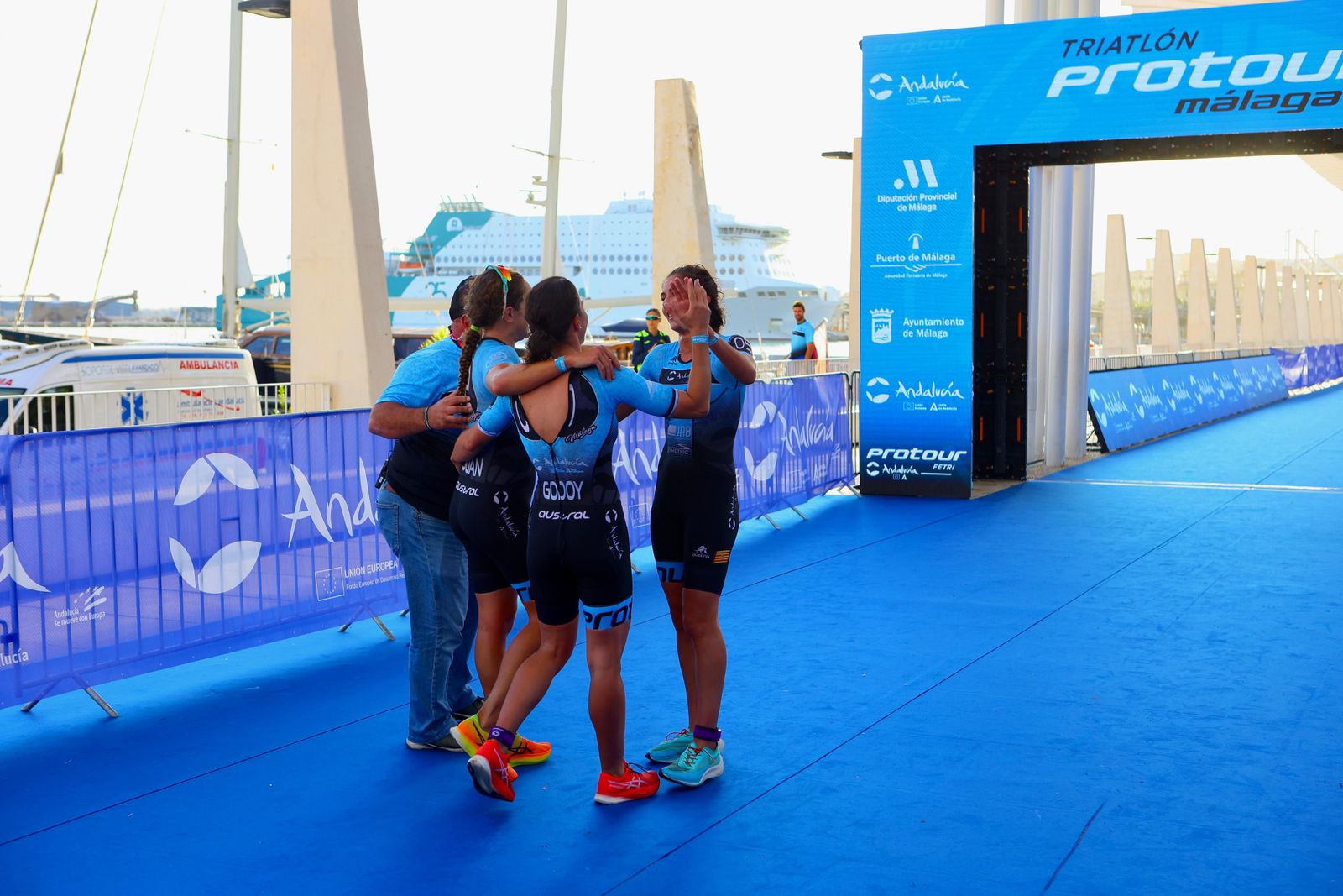 Las imágenes del Test Event de triatlón en Málaga