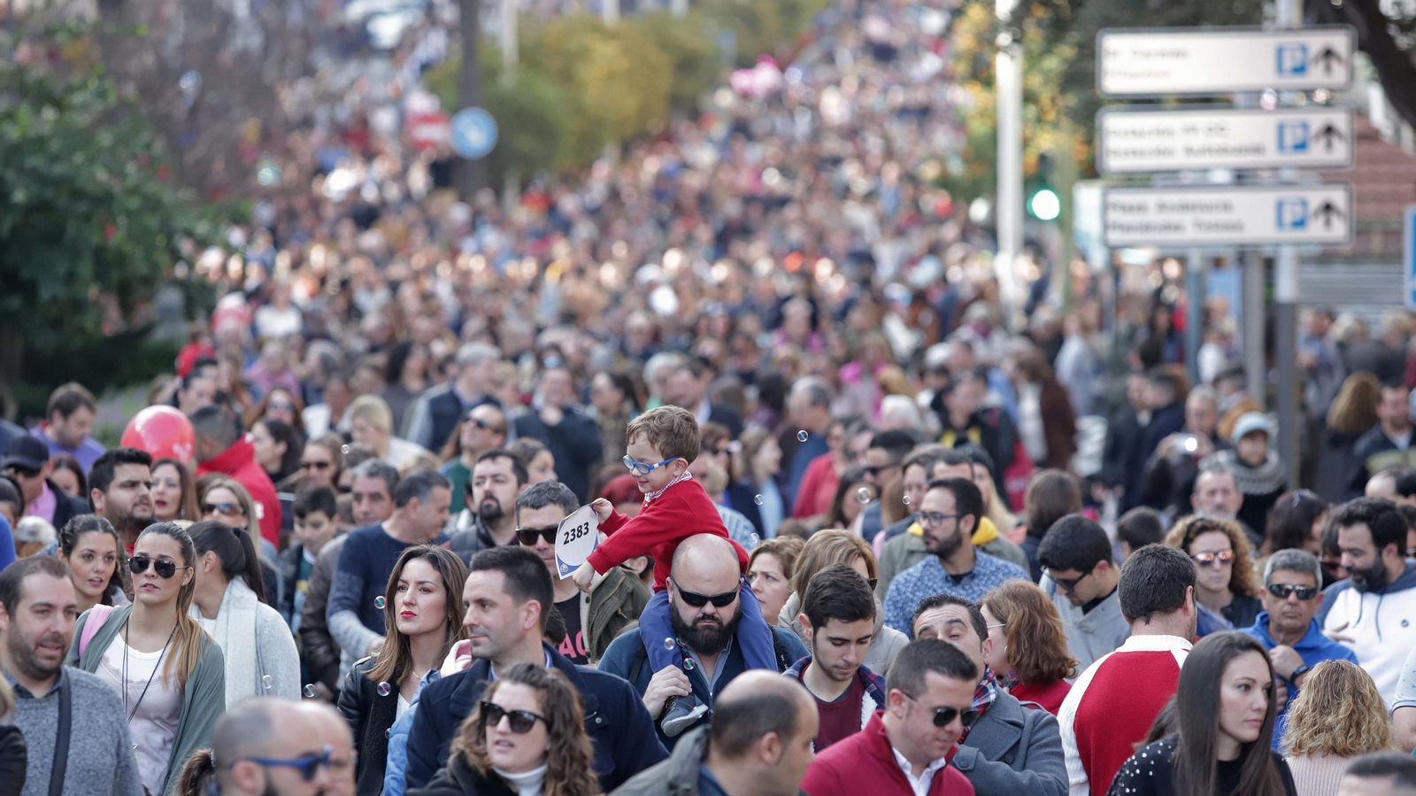 Imágenes del arrastre de latas en Algeciras