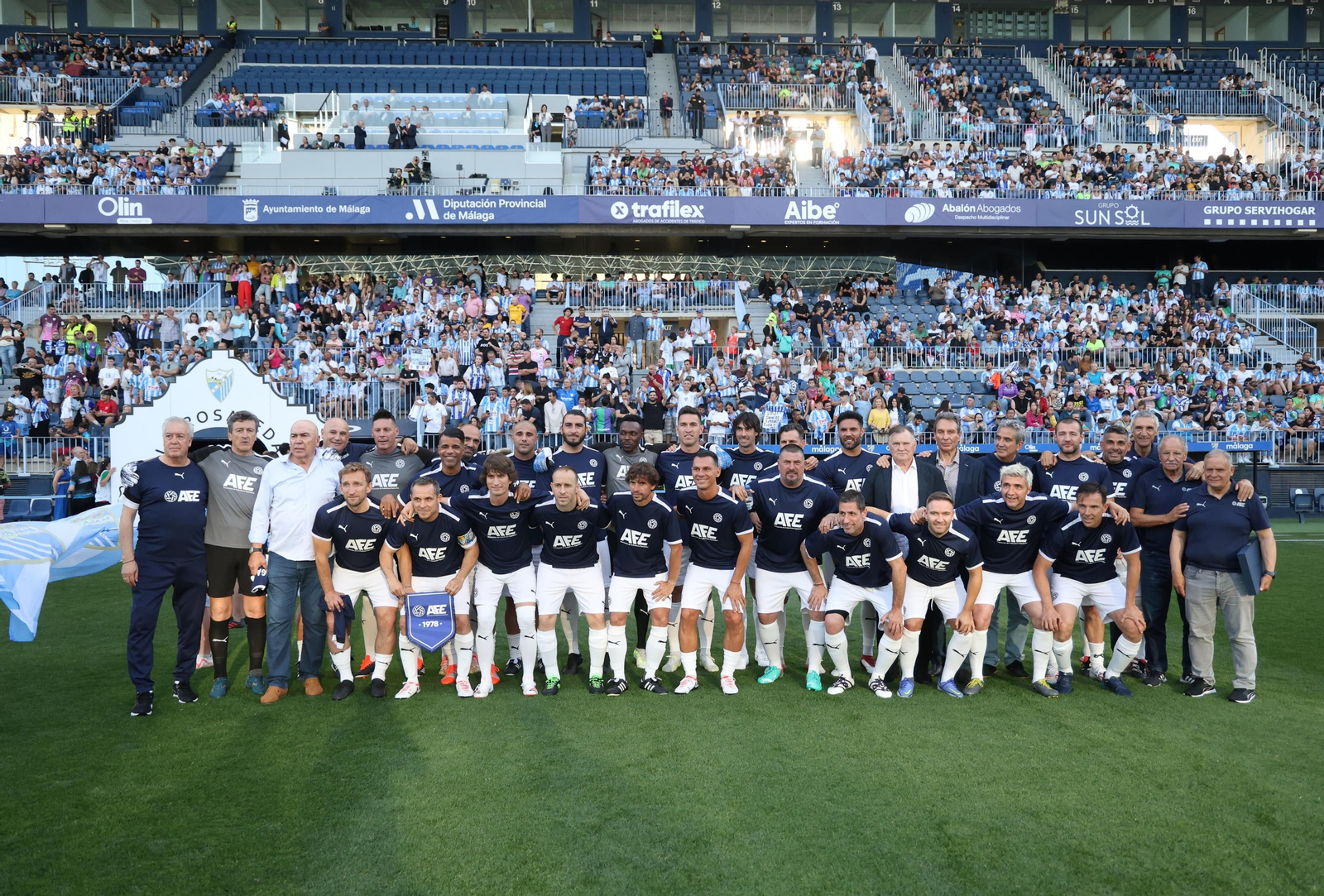 El Partido de Leyendas del Málaga CF, en imágenes