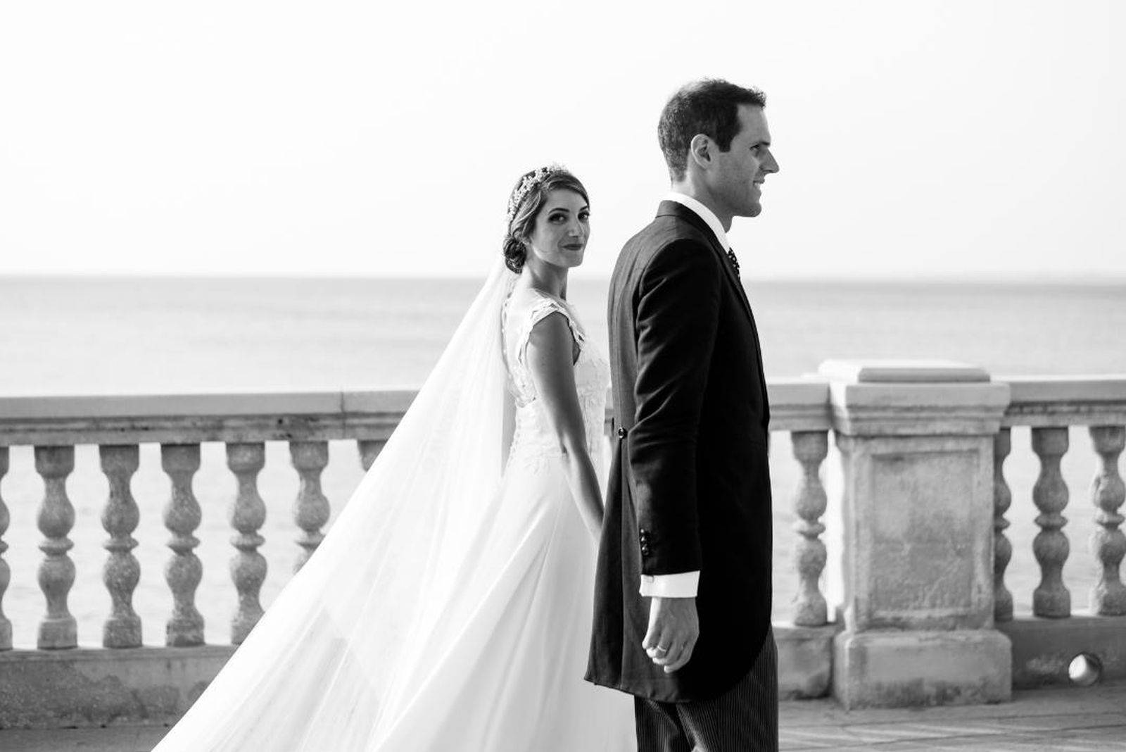 Esperanza de Aramburu y Steffen Bretschneider, durante la celebración en el Hotel Atlántico