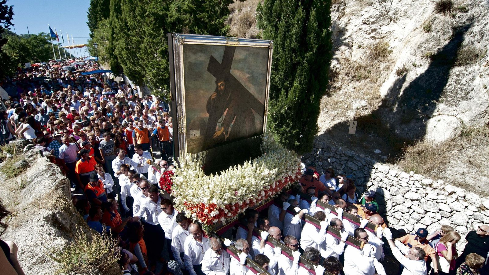Romería del Milagroso Cristo del Paño de Moclín.