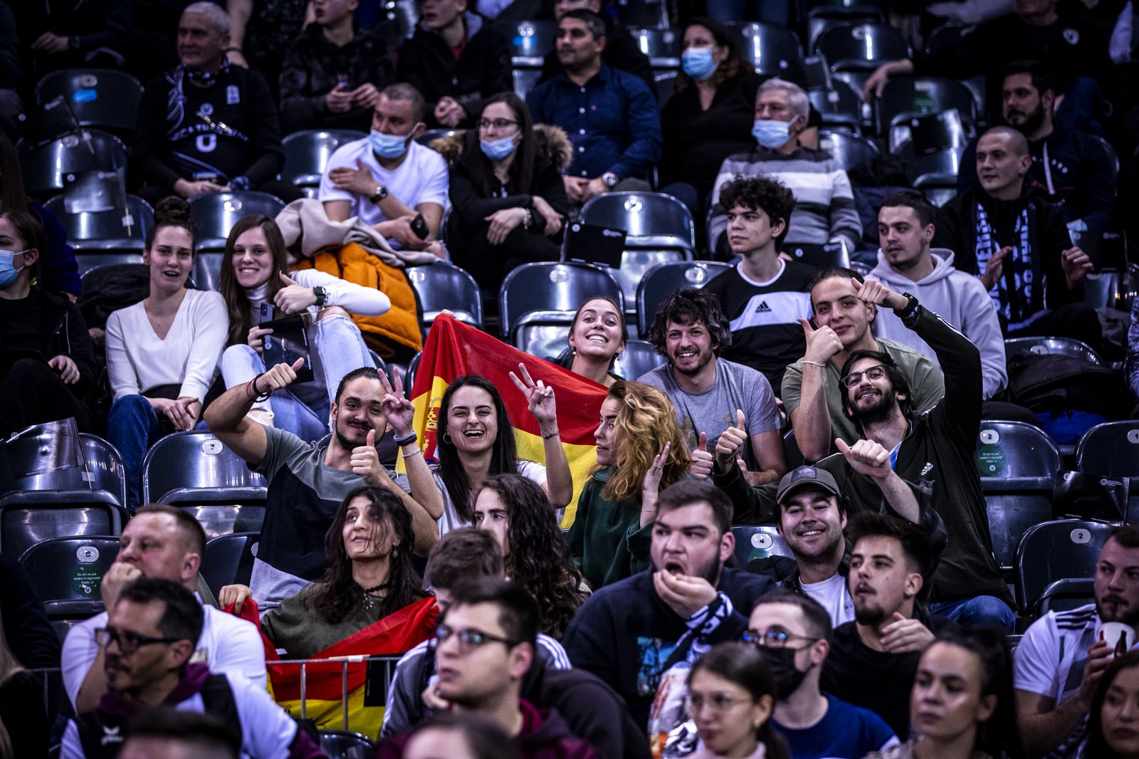 Galería: El Cluj Napoca - Unicaja, en imágenes