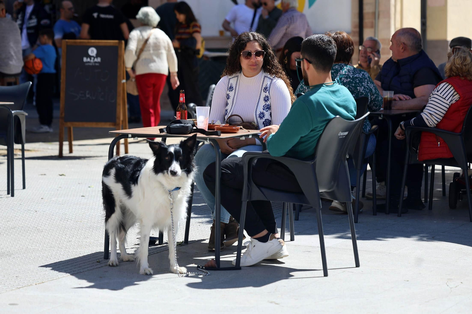 Imágenes del ambiente en el encuentro del gurumelo en el Parque de la Luz