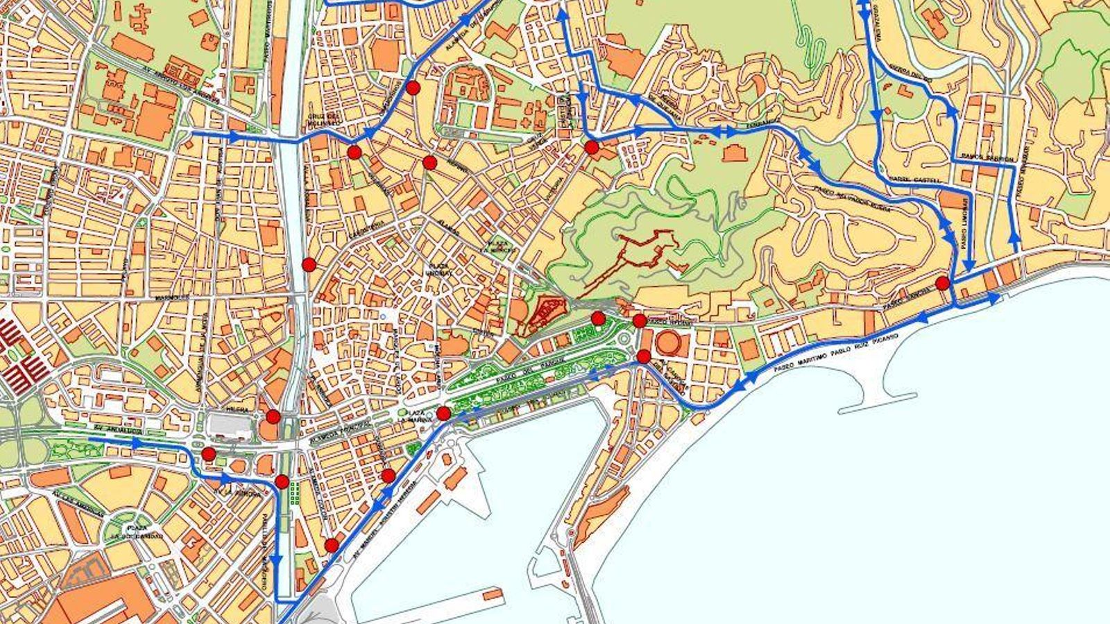 Cortes de tráfico e itinerarios alternativos.
