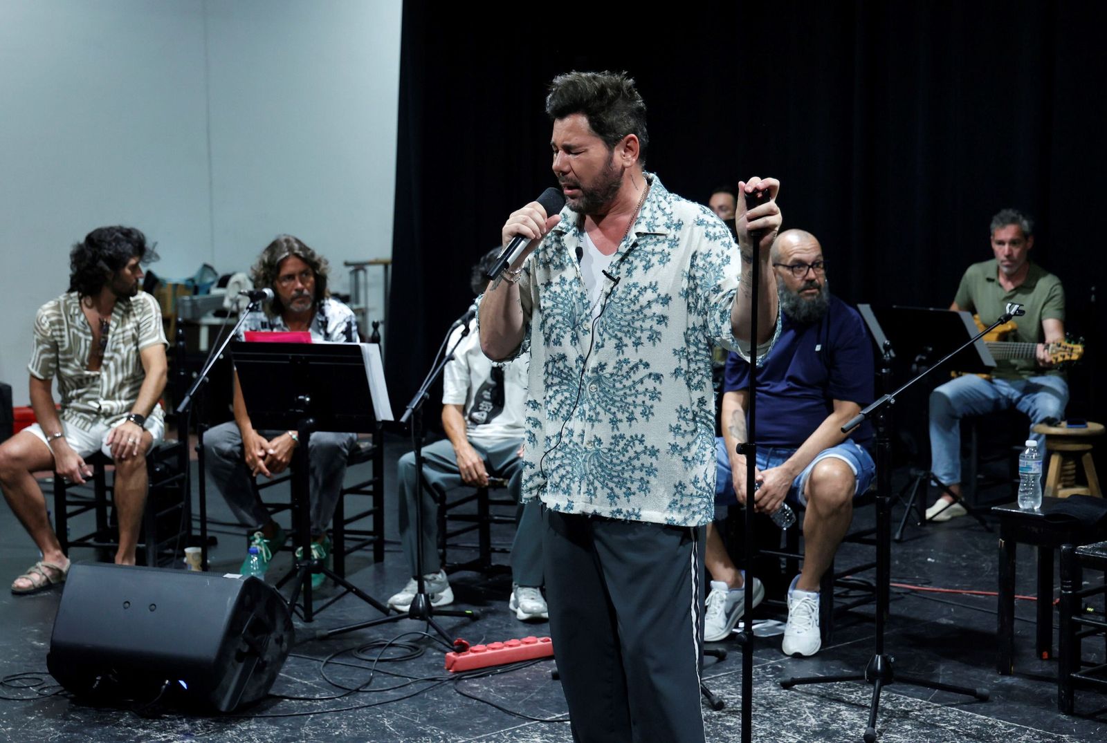 Miguel Poveda, en un ensayo reciente.