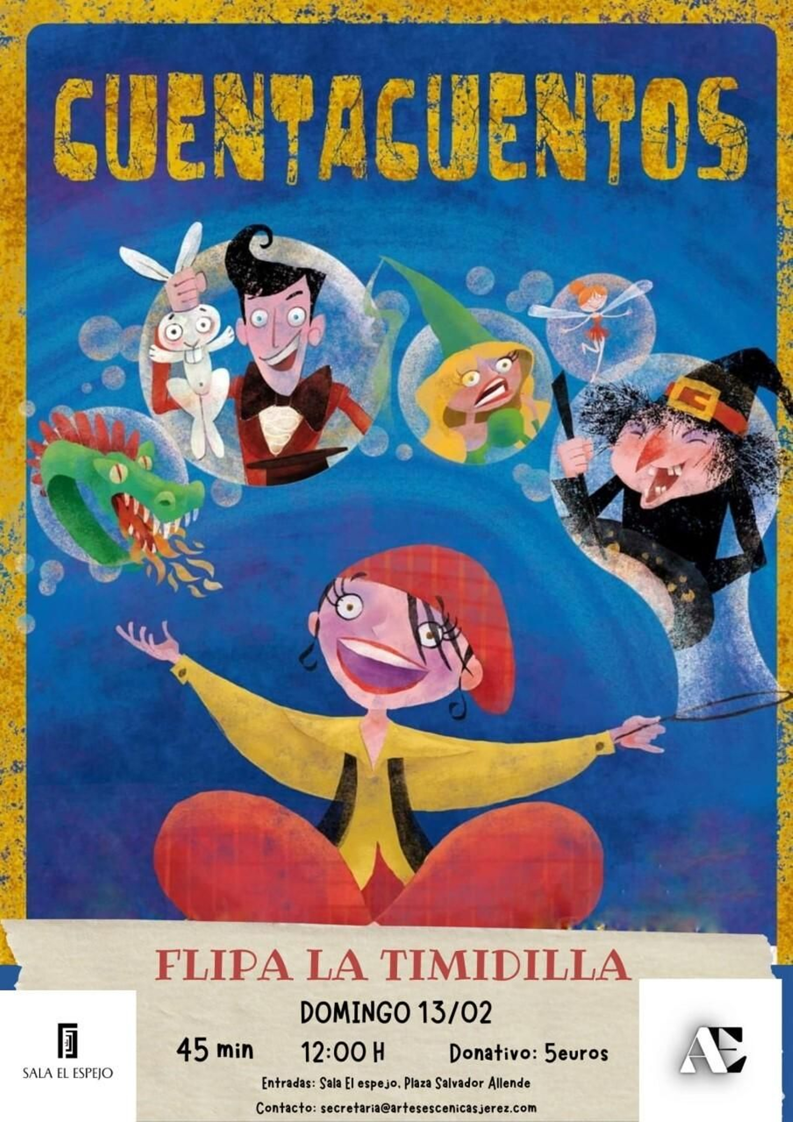 Cuentacuentos el domingo.