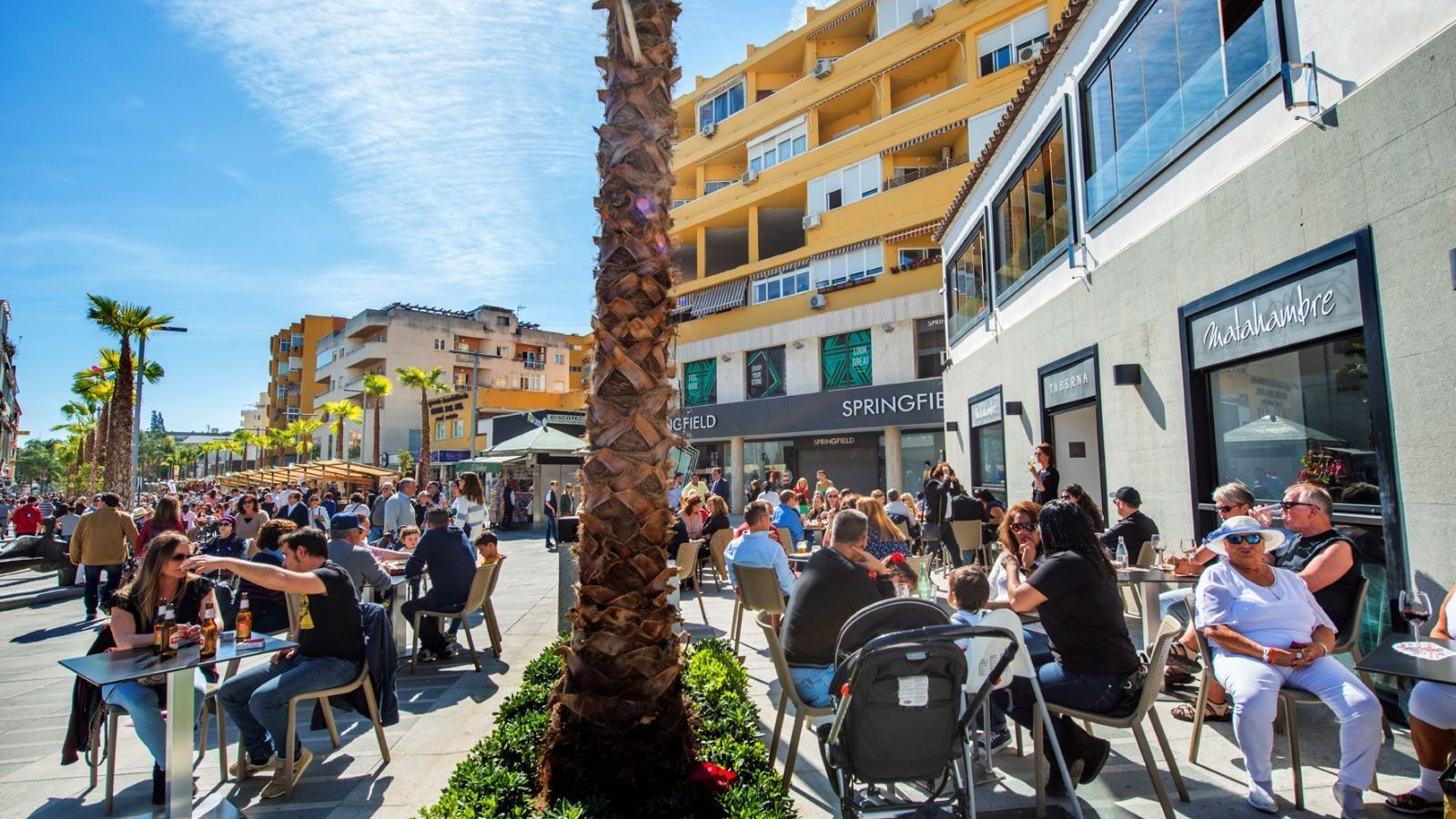 Ambiente en Málaga.