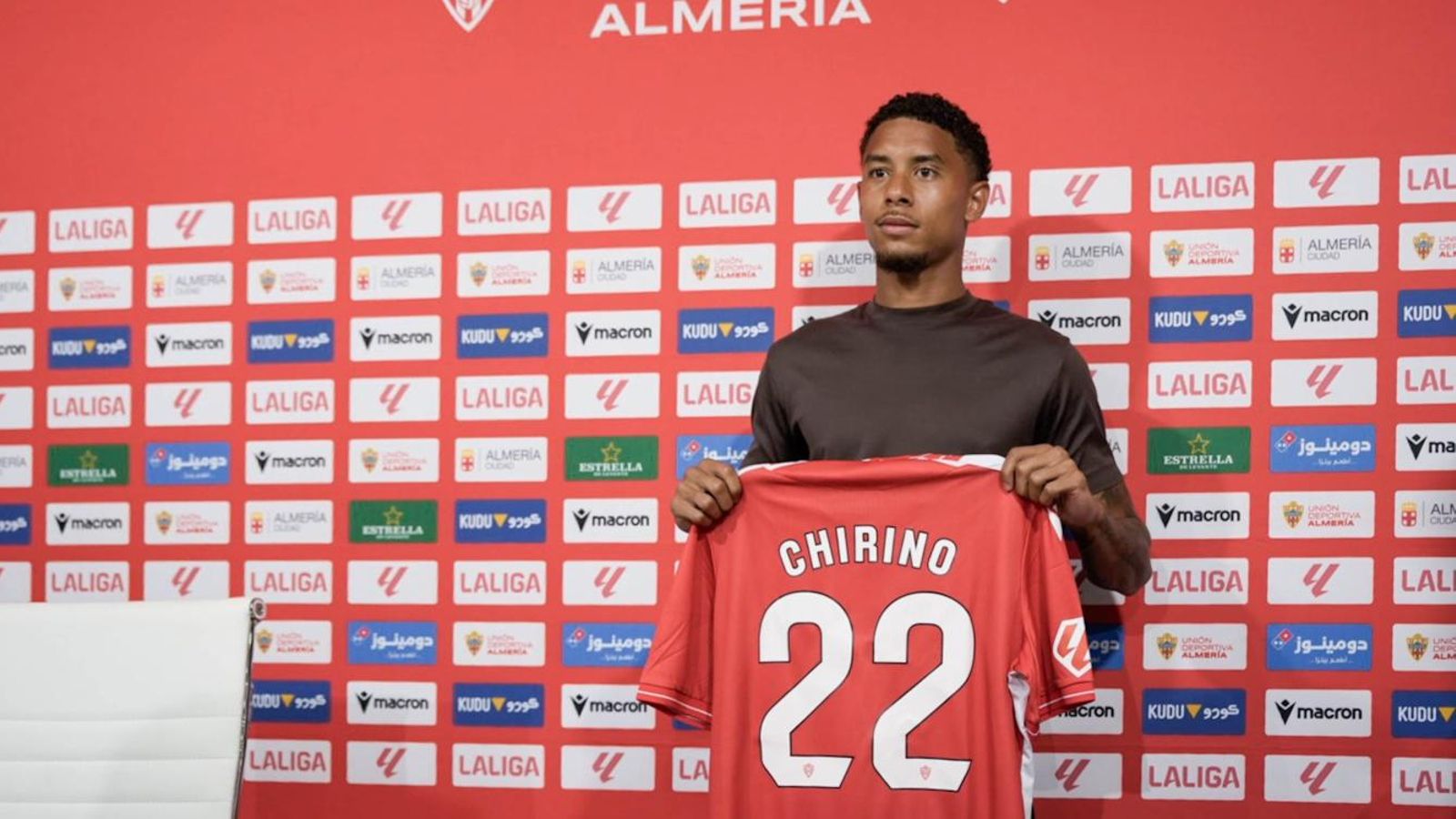 Chirino, con la nueva casaca del equipo unionista.