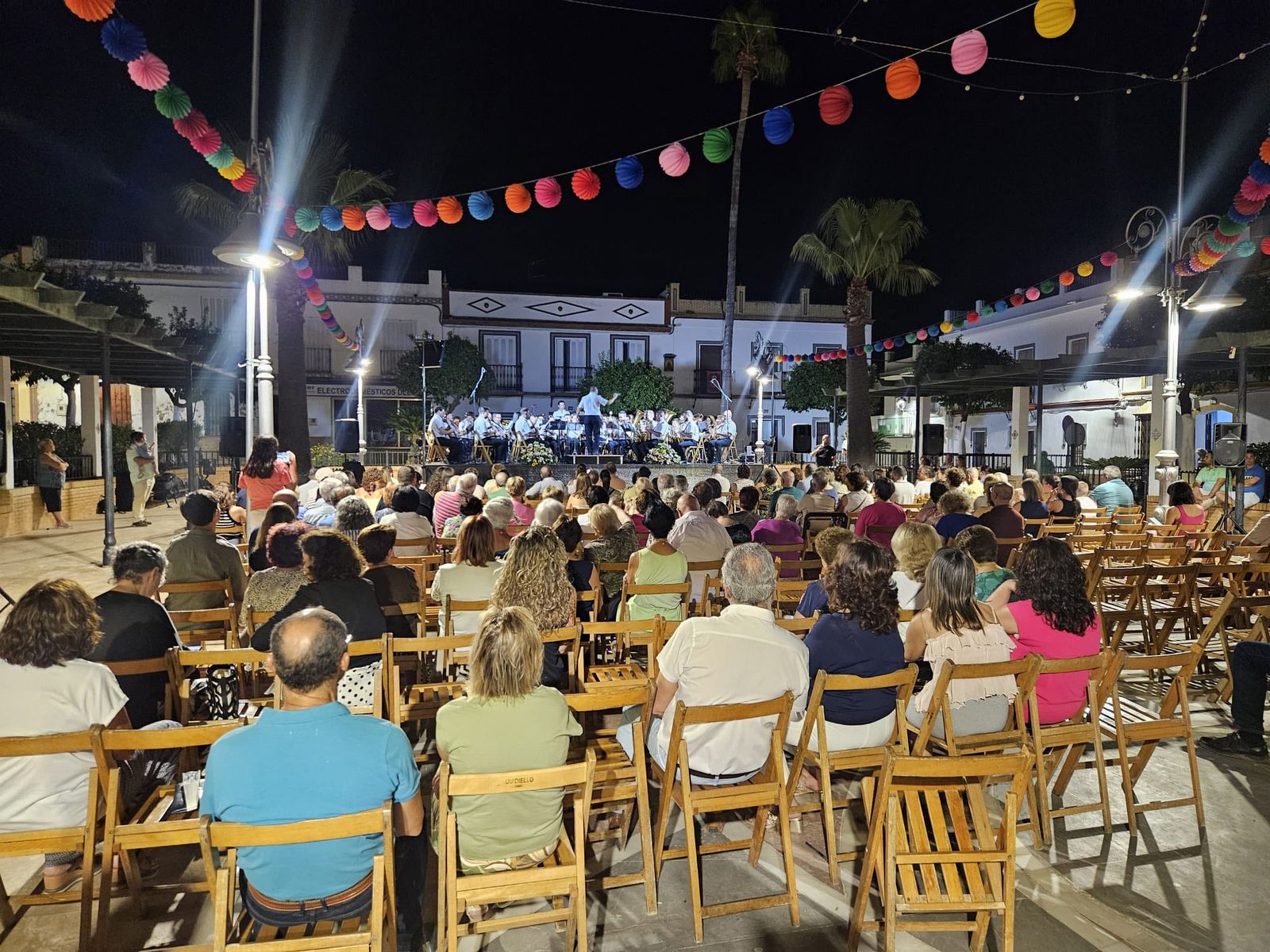 Concierto de una banda de música en Guillena