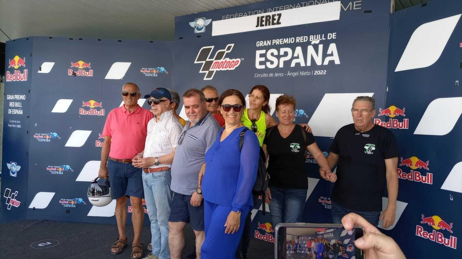 Personas ciegas, en moto por Jerez y el Circuito con Los Viñis