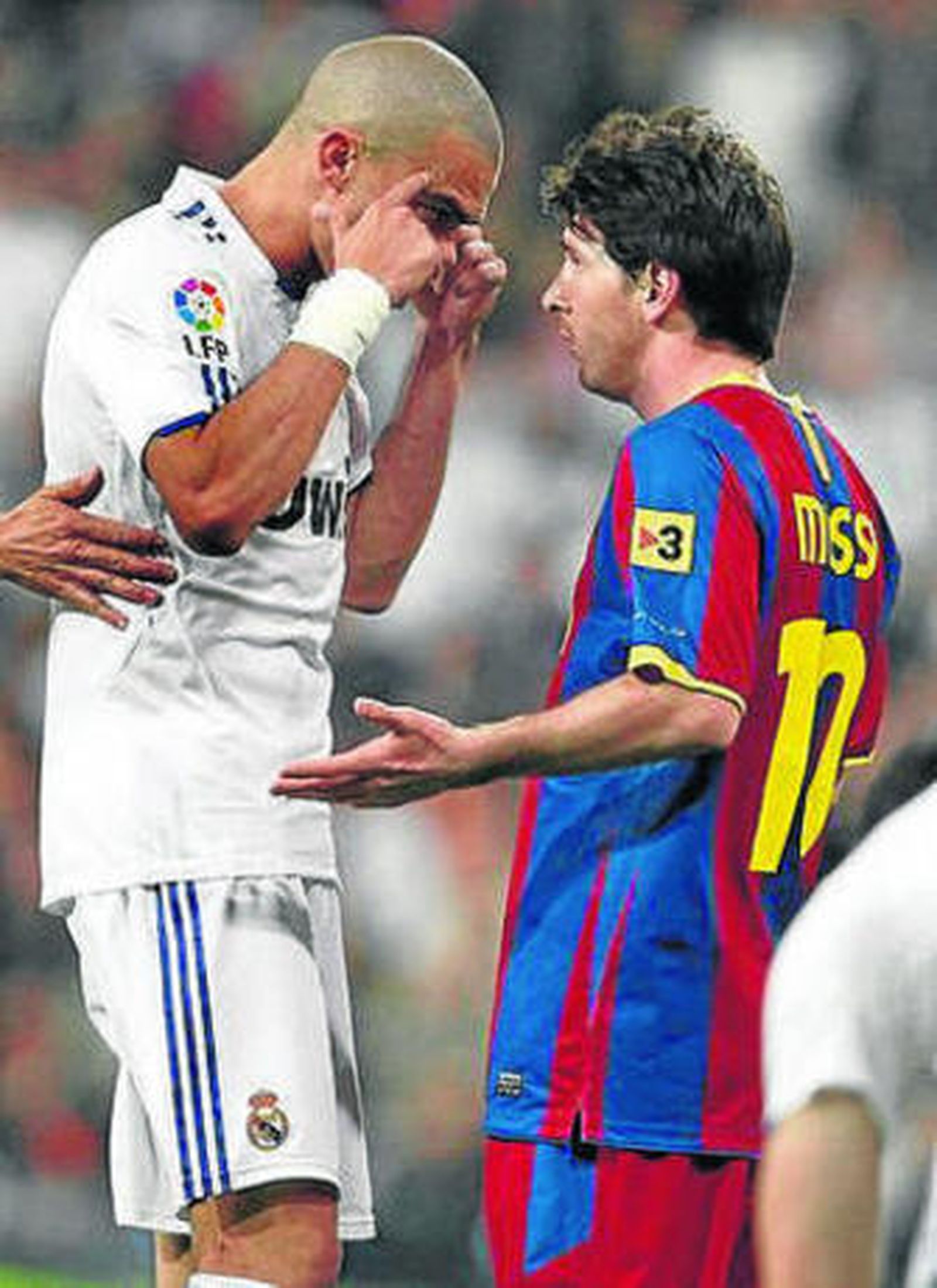 Pepe y Messi.