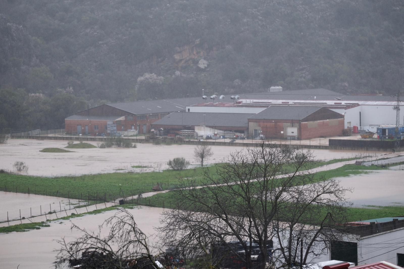 Inundaciones en Benaoján.