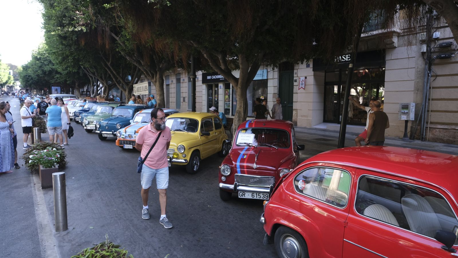 Imágenes de la exposición de Amigos del Seat 600 y Mini Cooper, en la Feria de Almería