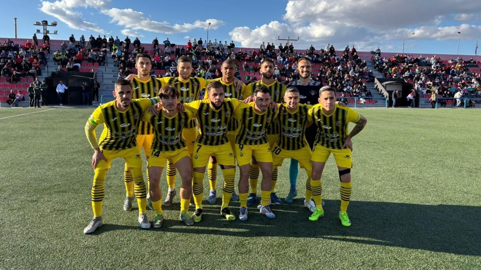 Once inicial del Pulpileño en su visita a Cieza.