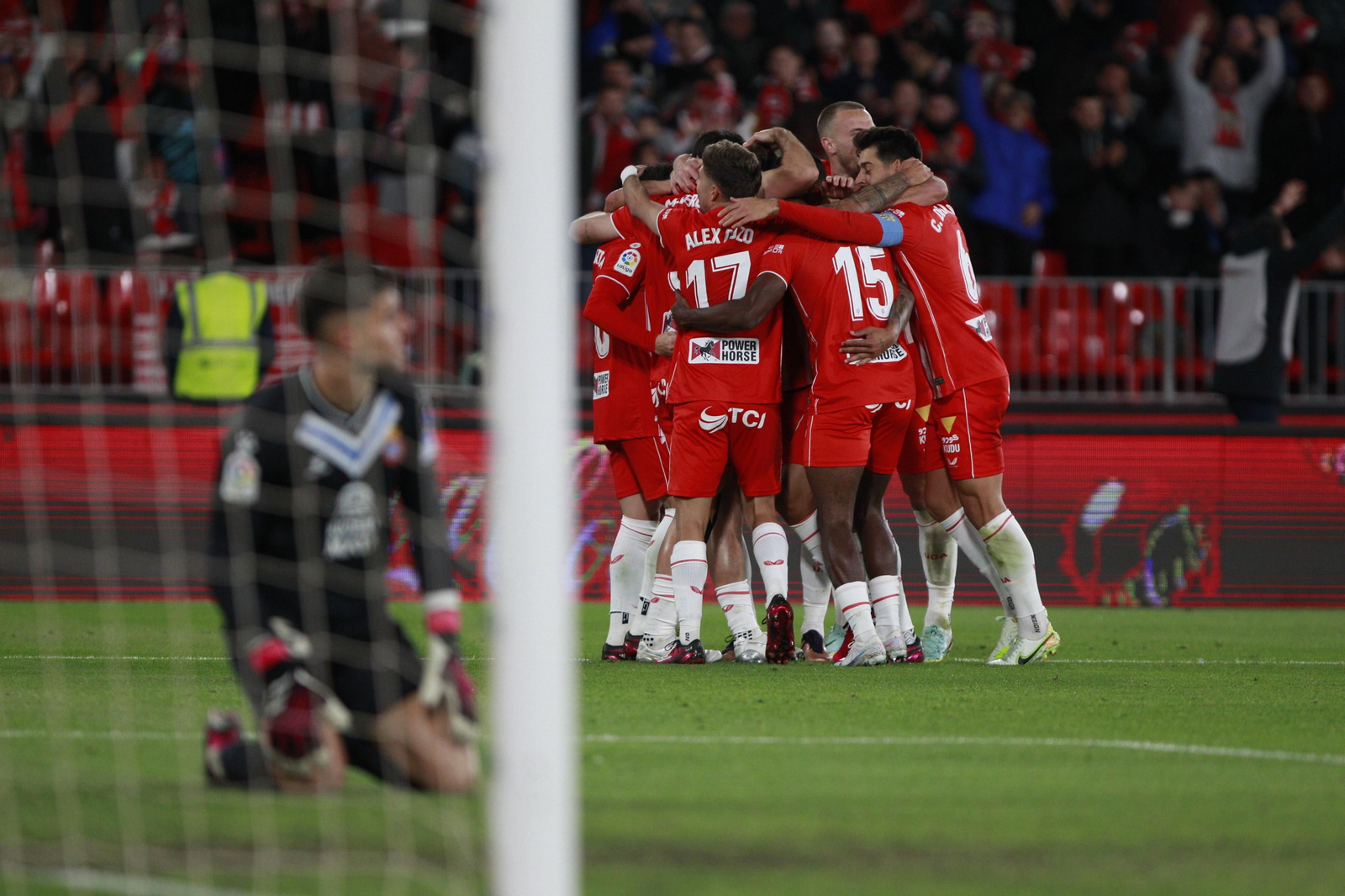 Imágenes del partido U.D. Almería-R.C.D. Espanyol