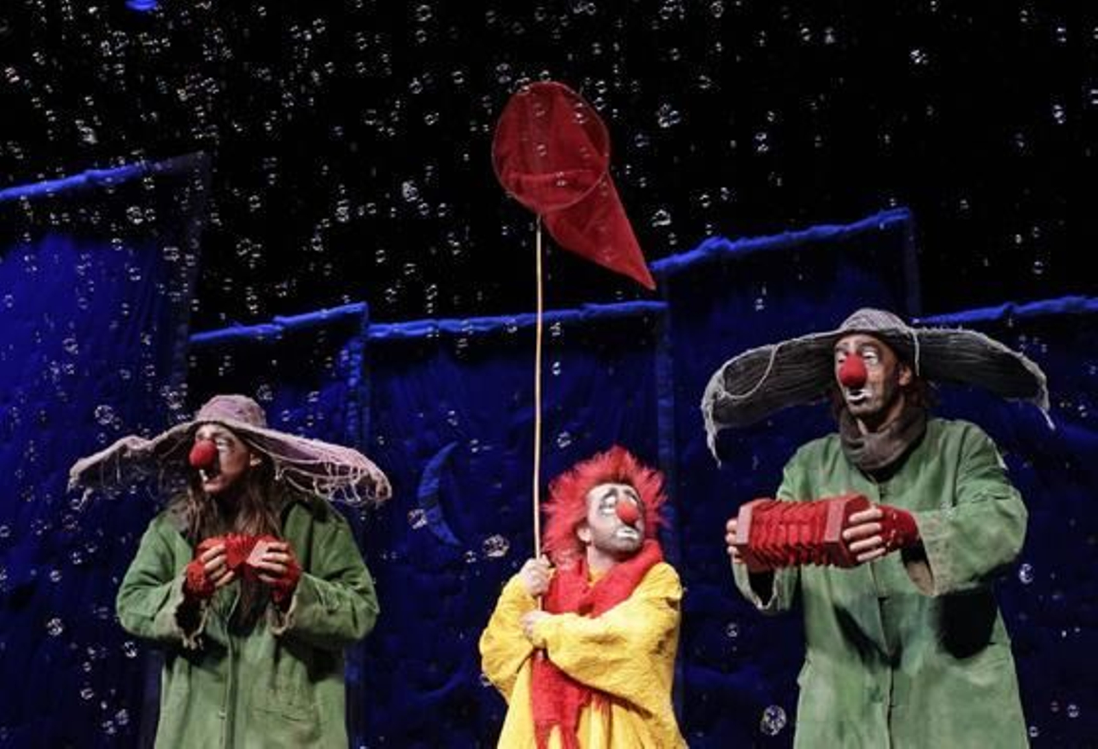 Una imagen de 'Slava's Snowshow', de la compañía de Slava Polunin. / Antonio Pizarro