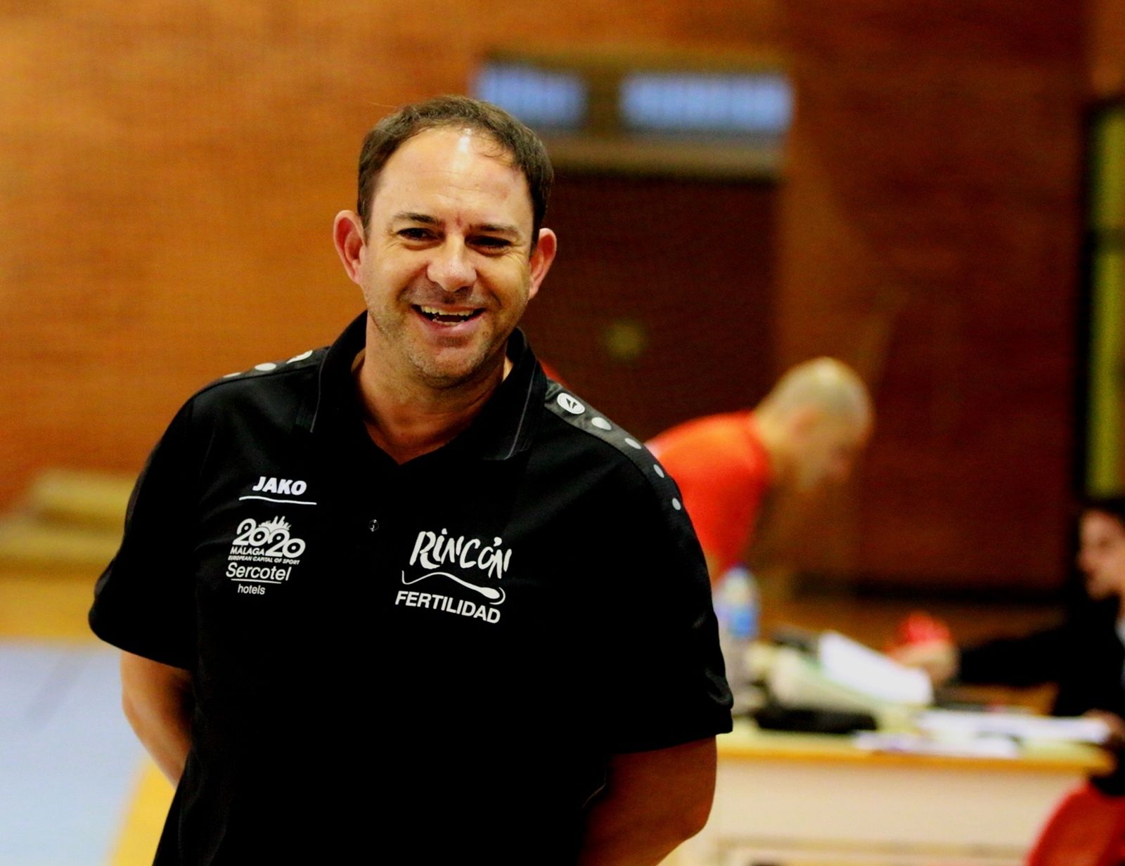 Diego Carrasco durante un entrenamiento en Carranque.