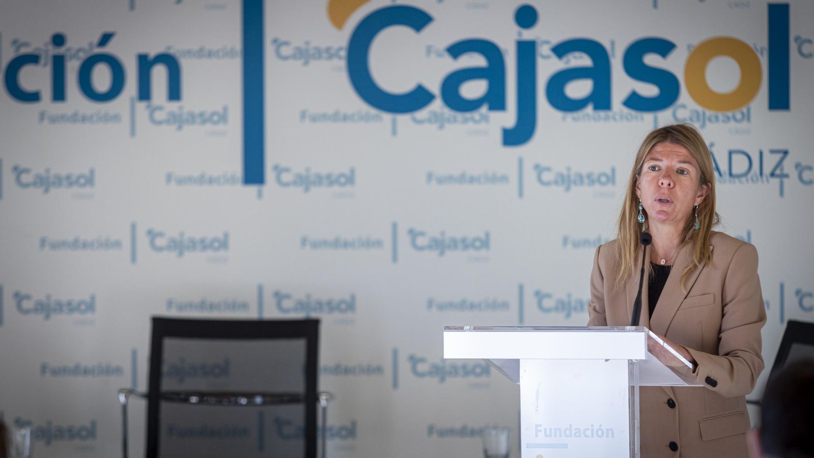 María del Mar Díez, delegada de la Fundación Cajasol en Cádiz.
