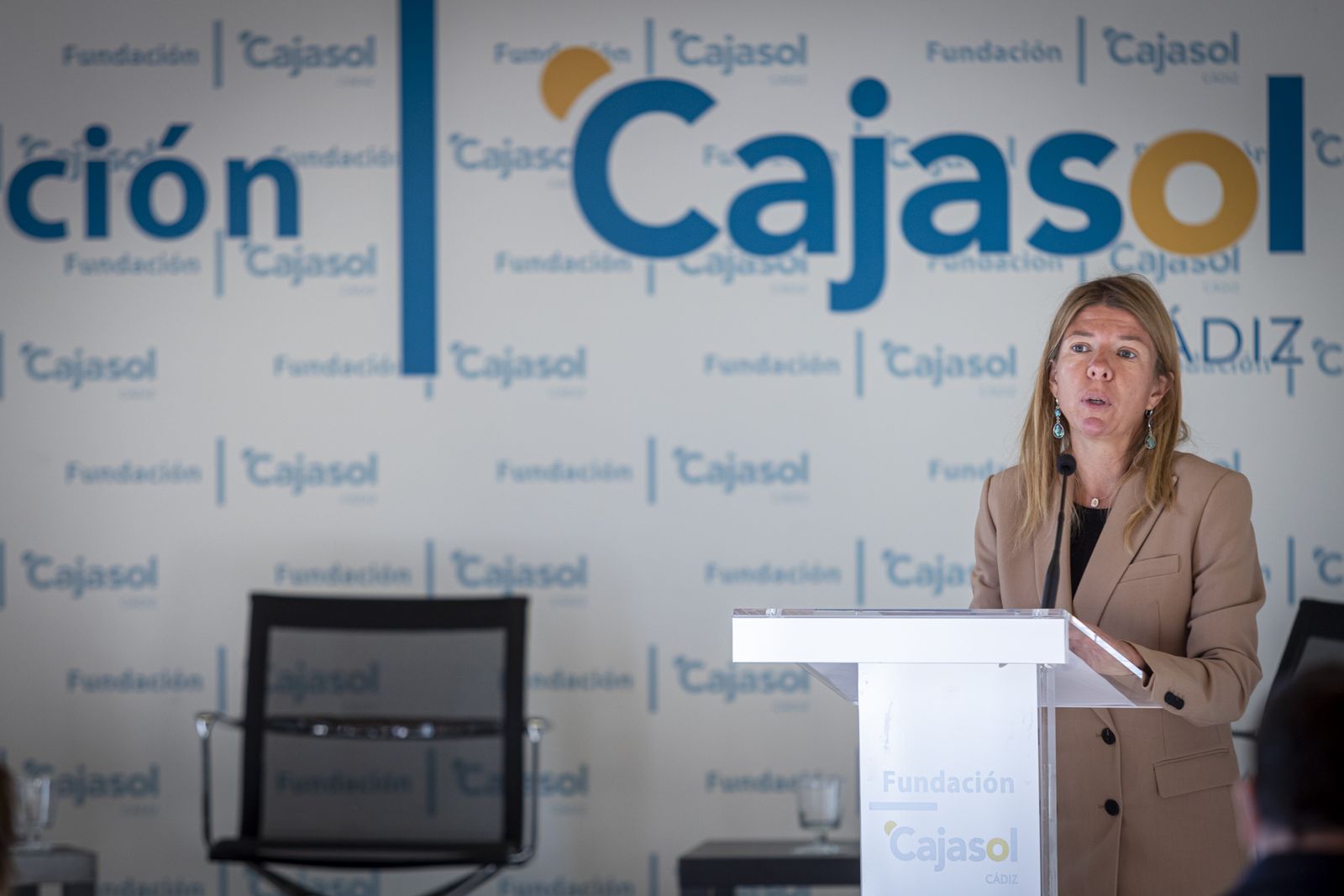 María del Mar Díez, delegada de la Fundación Cajasol en Cádiz.