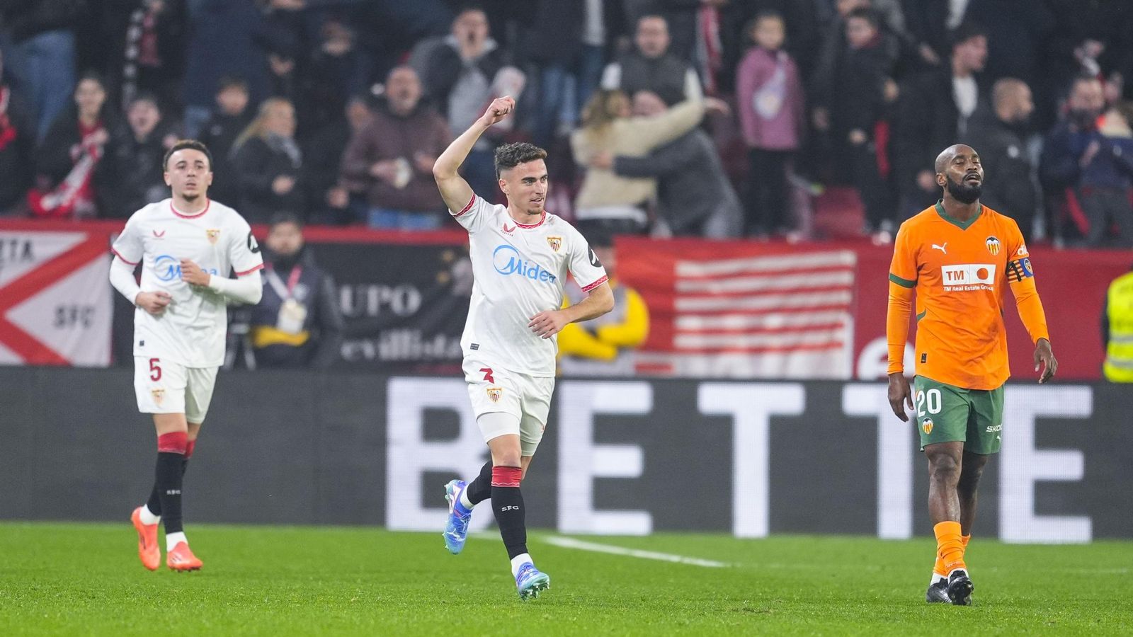 Las mejores imágenes del partido Sevilla - Valencia