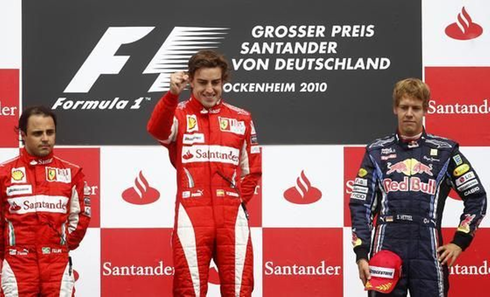 Podio del Gran Premio de Alemania

Foto: reuters