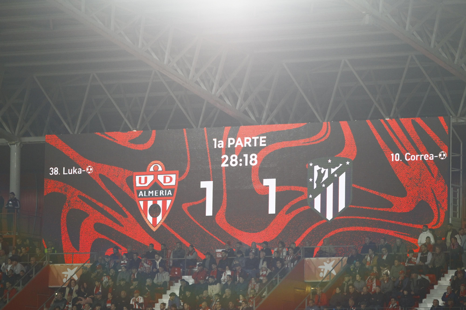 Las mejores imágenes del partido U.D. Almería-Atlético de Madrid