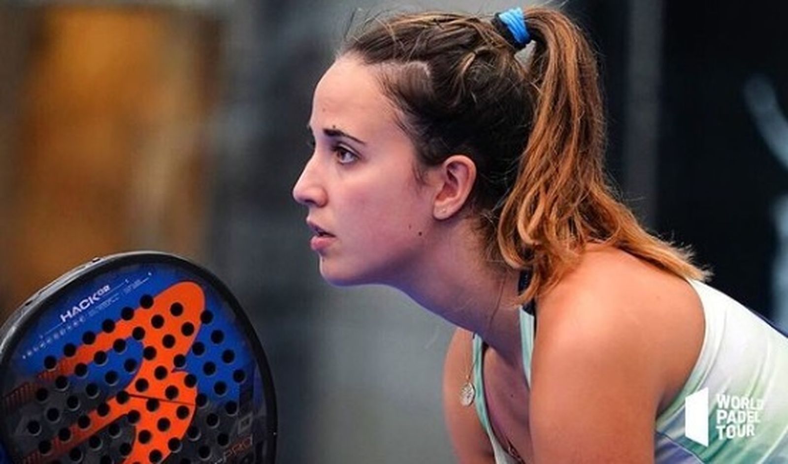 Carmen Castillón, durante un partido.