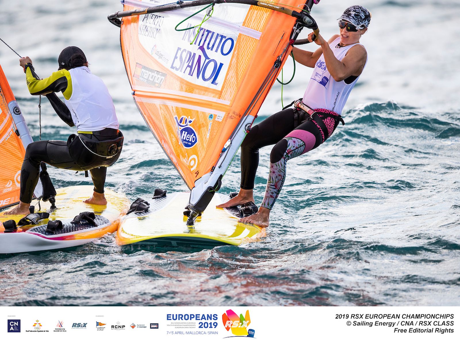 Blanca Manchón, en acción durante una de las mangas del Europeo.