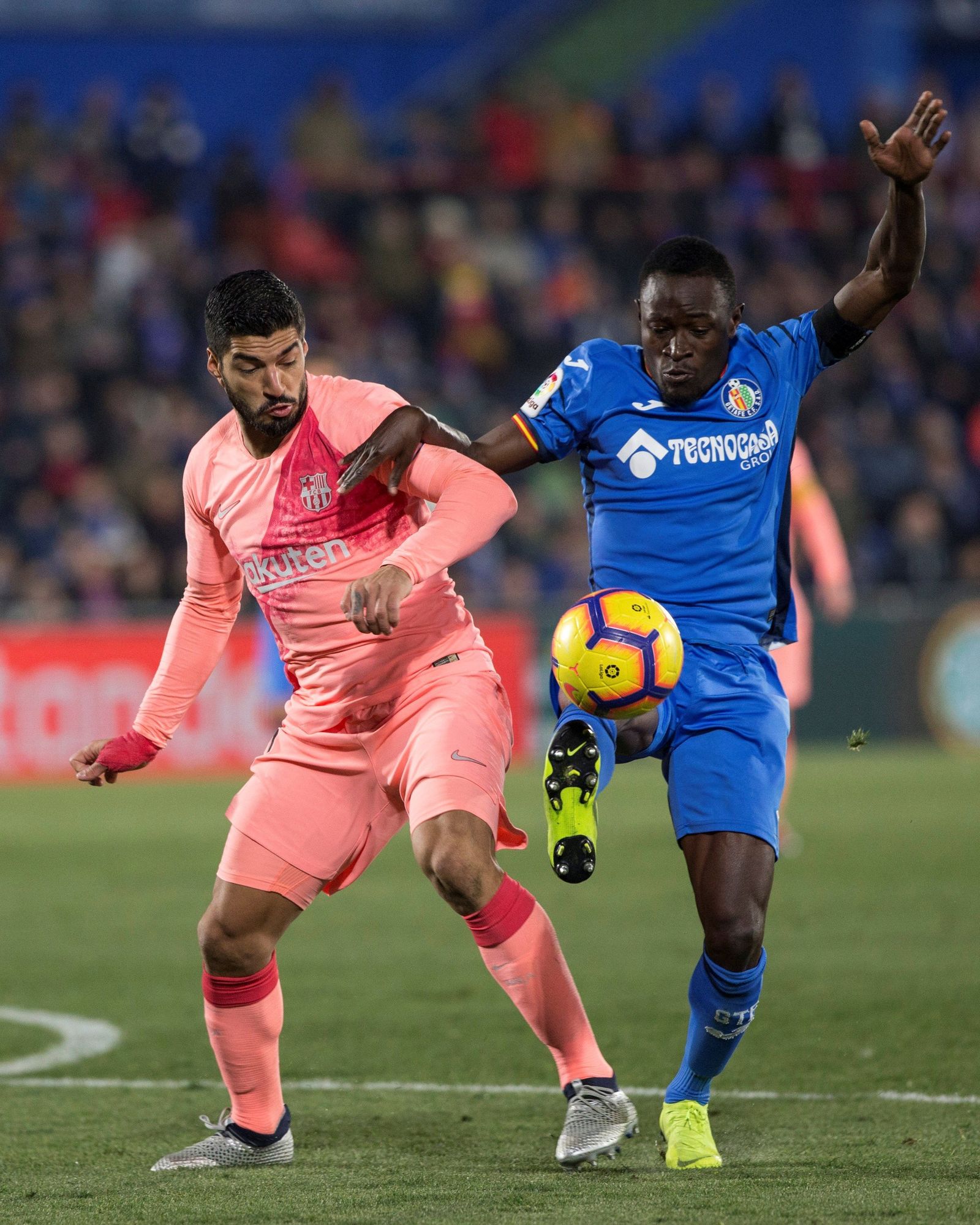 El Getafe-Barcelona, en imágenes