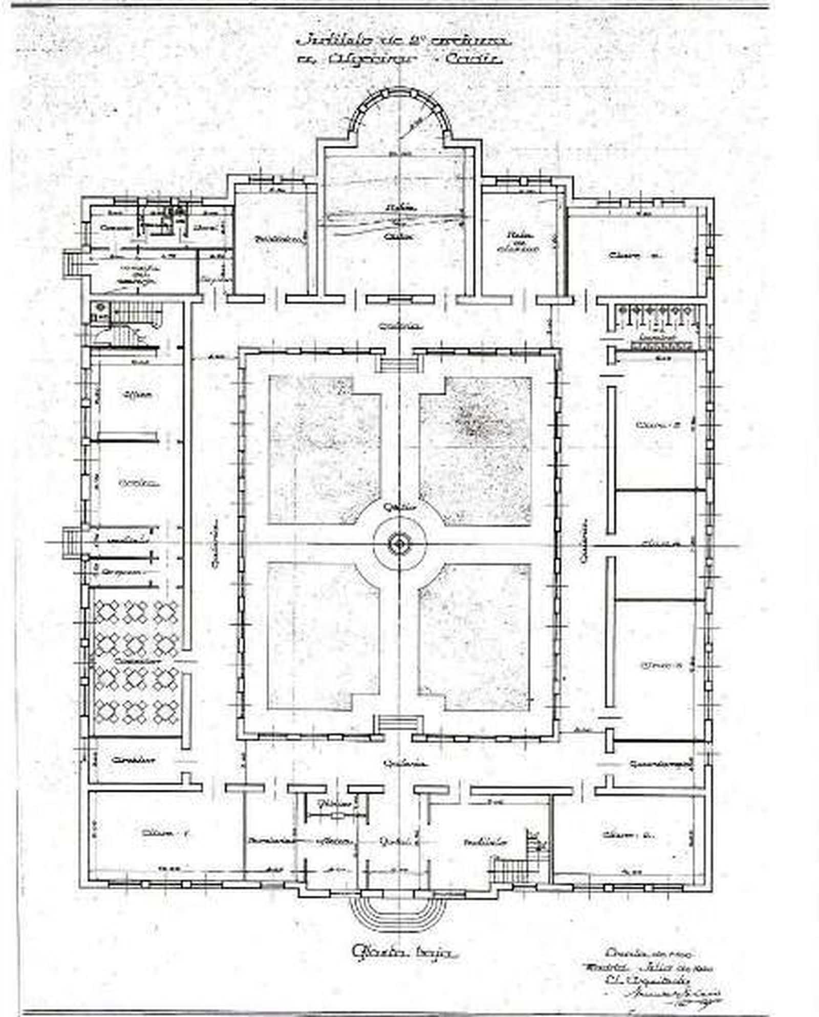 Plano del Instituto.