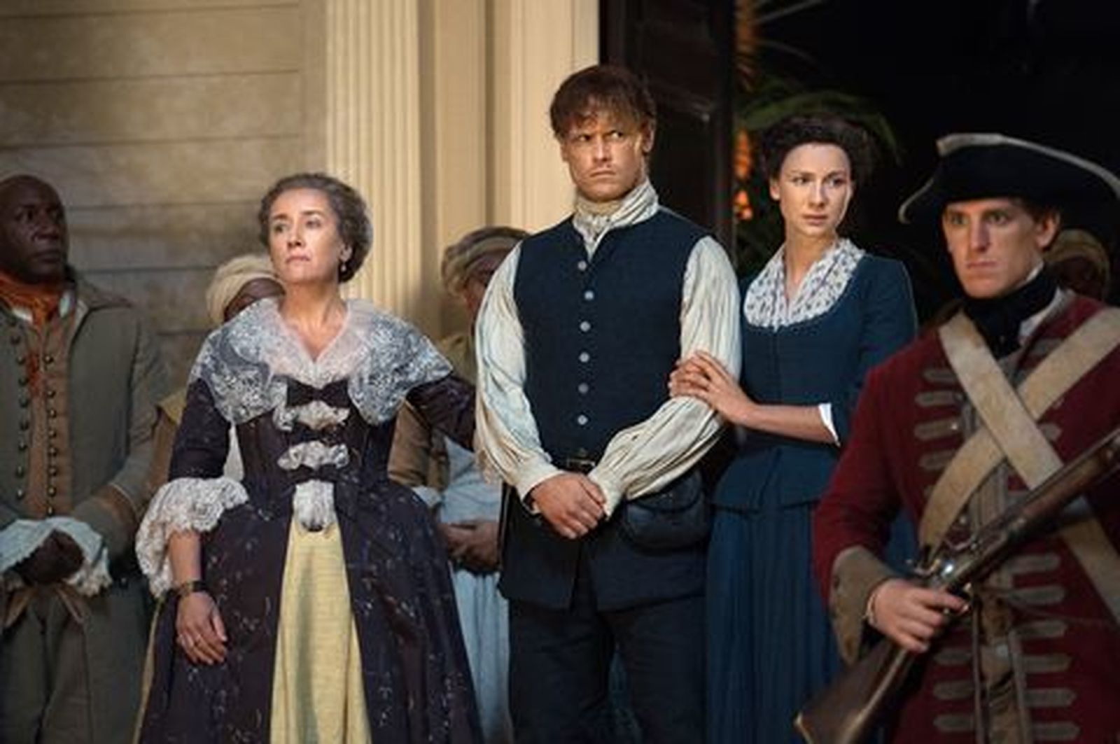 Los protagonistas de 'Outlander' en las nuevas tramas del EEUU previo a la independencia