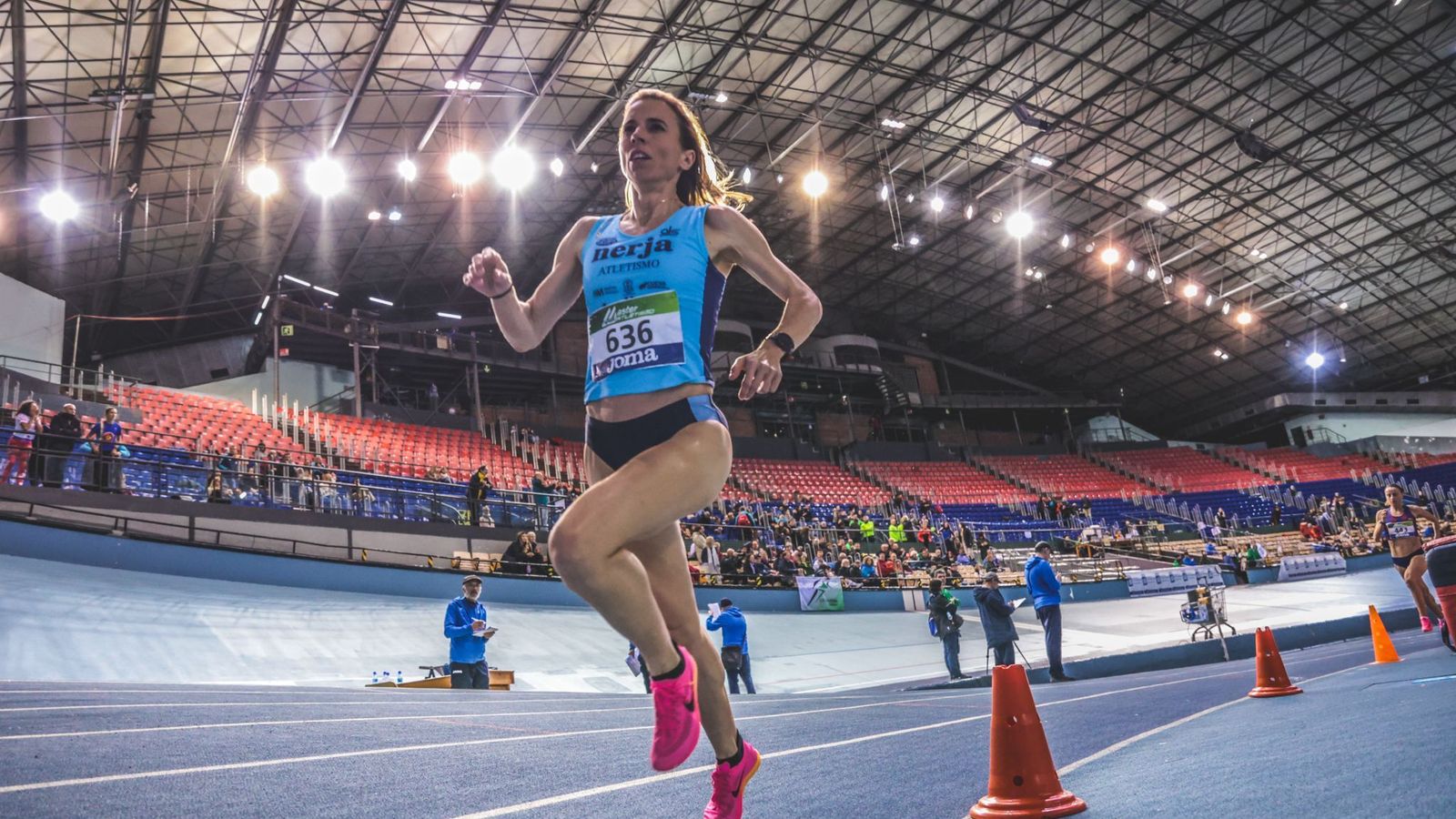 Alejandra Gálvez durante su participación en el Campeonato de España Máster.