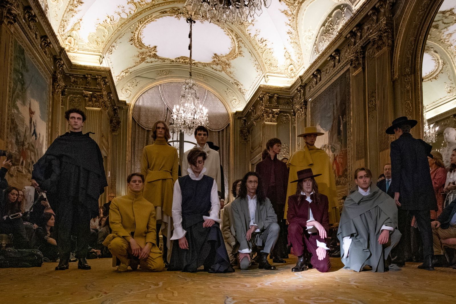 Un momento del desfile de Oteyza en la Semana de la Moda Masculina de París.