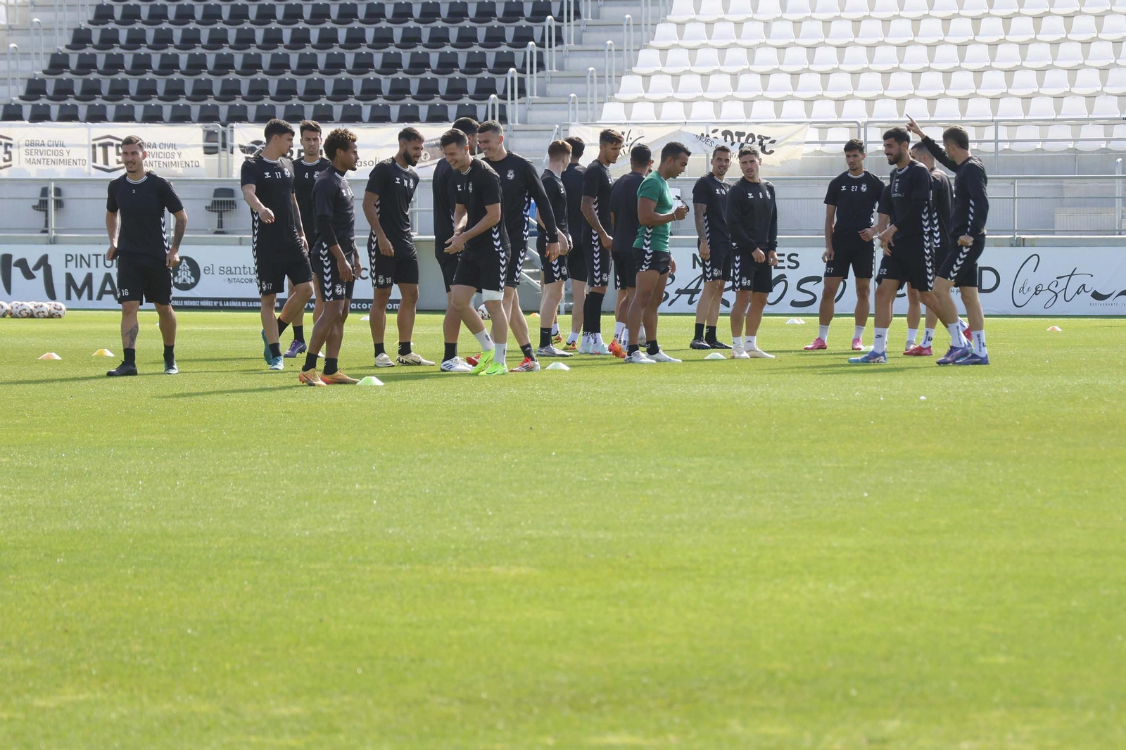 Fotos del último entrenamiento de la Balona antes del decisivo partido ante el líder