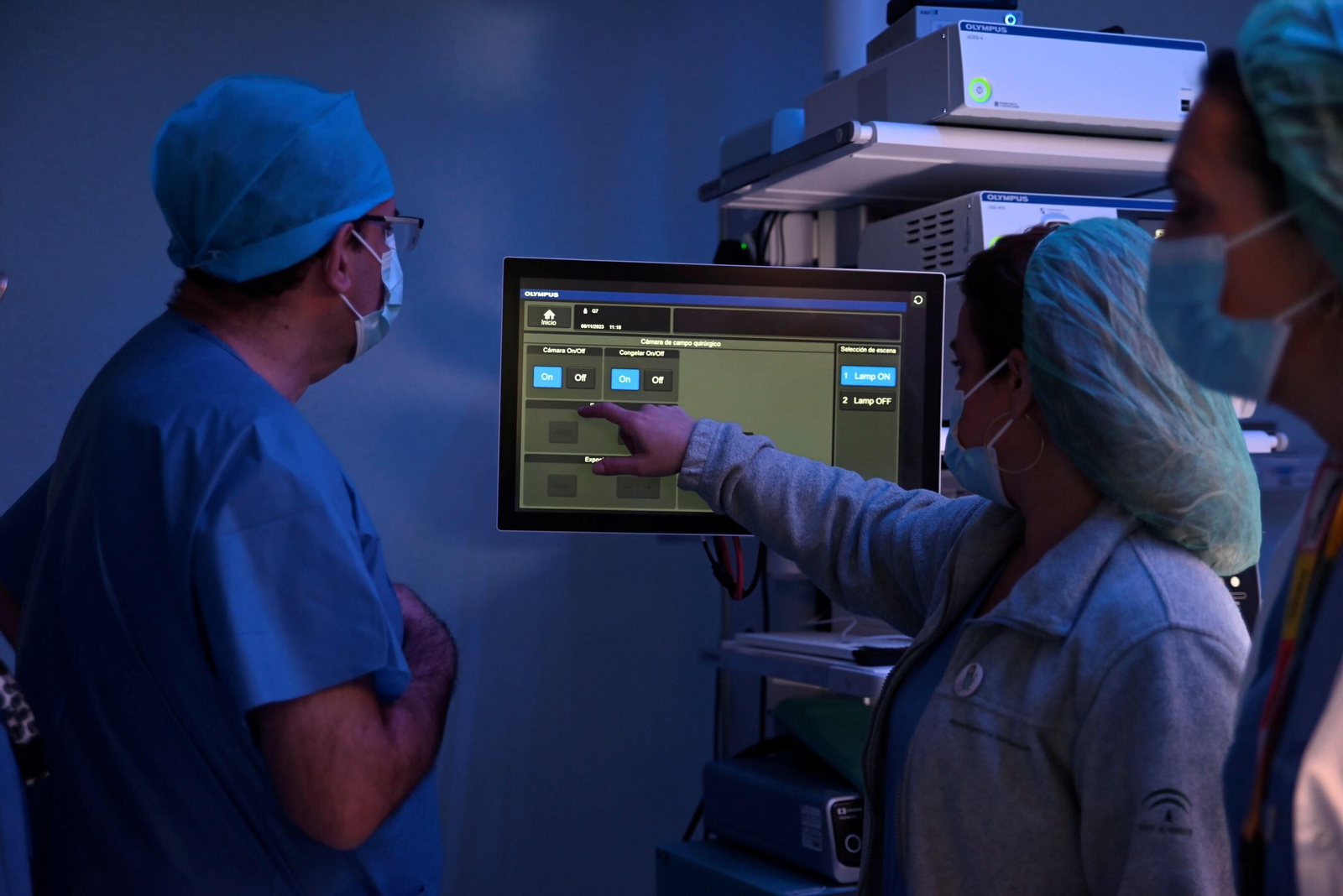 Un quirófano en el Hospital Universitario Reina Sofía.