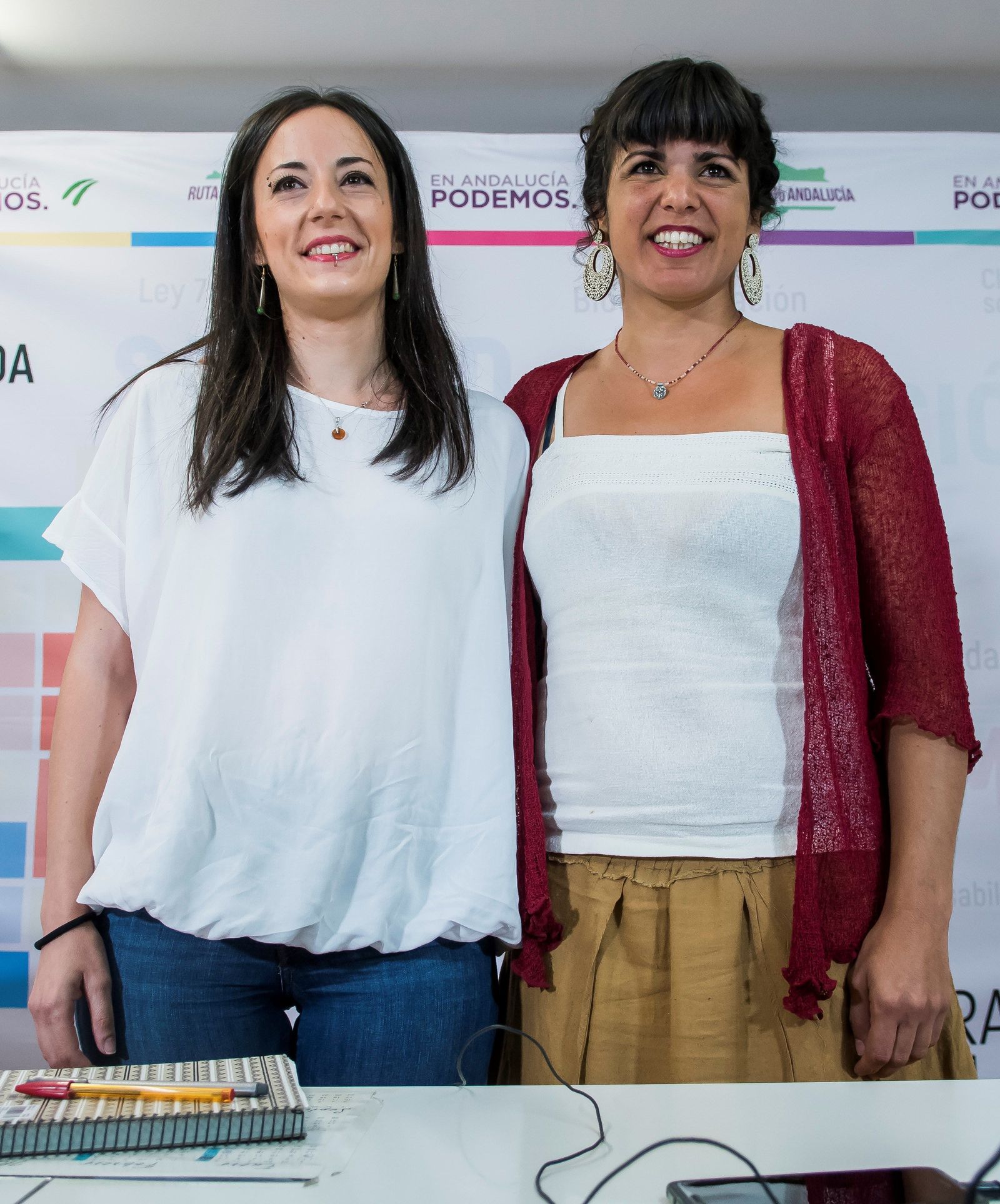 Isabel Franco y Teresa Rodríguez.