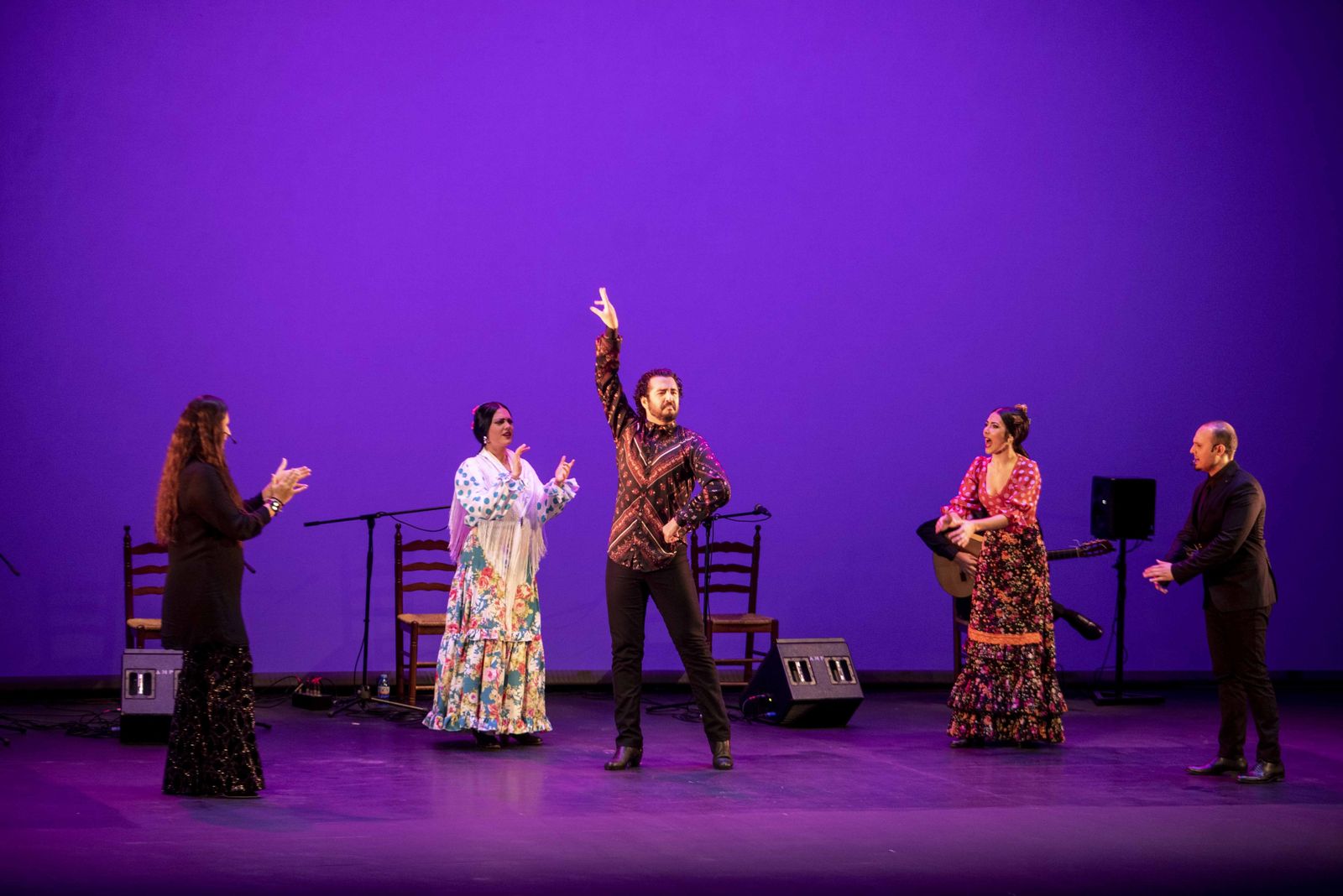 Actuación del bailaor almeriense Julio Ruiz.