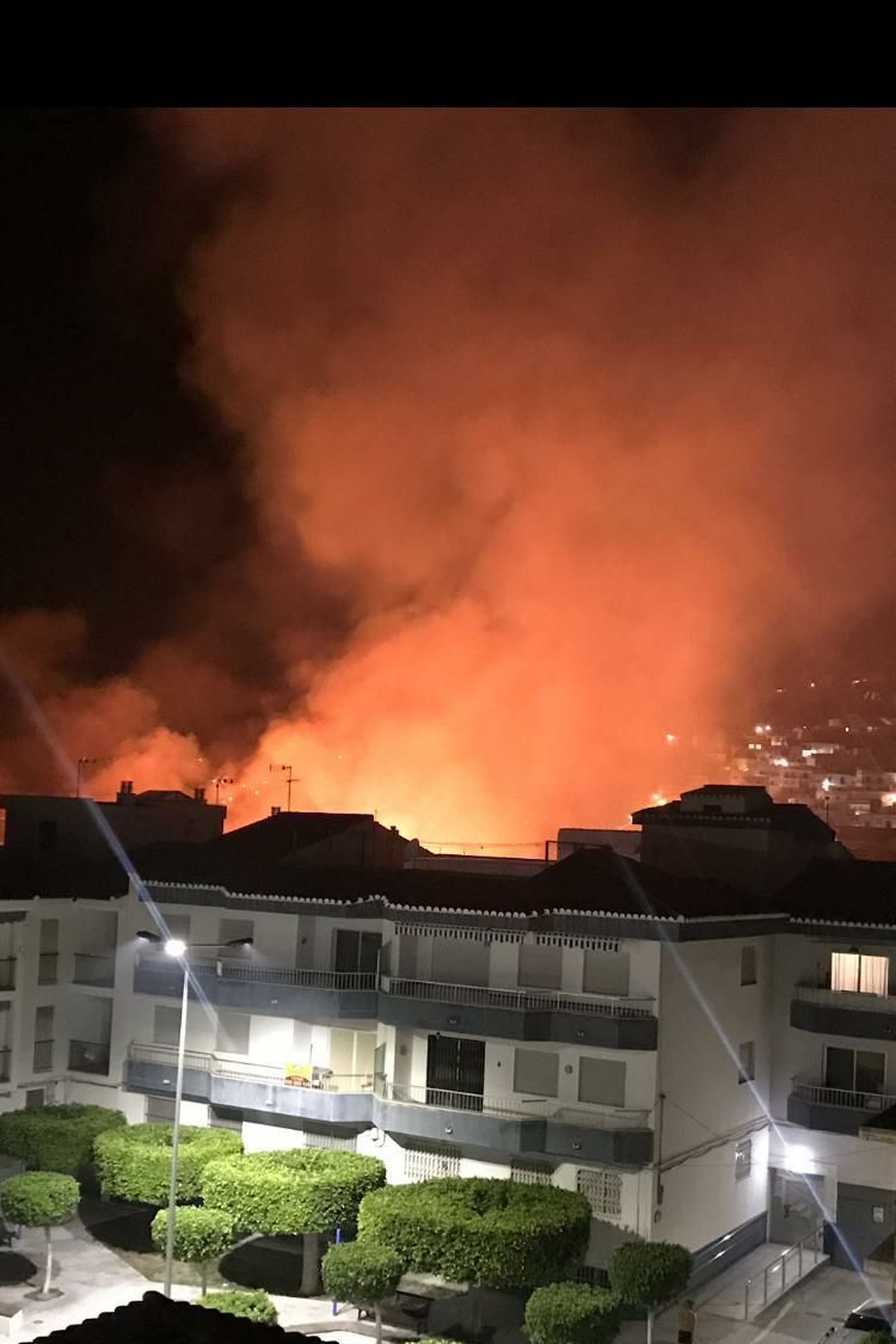 Incendio en La Guardia (Salobreña)