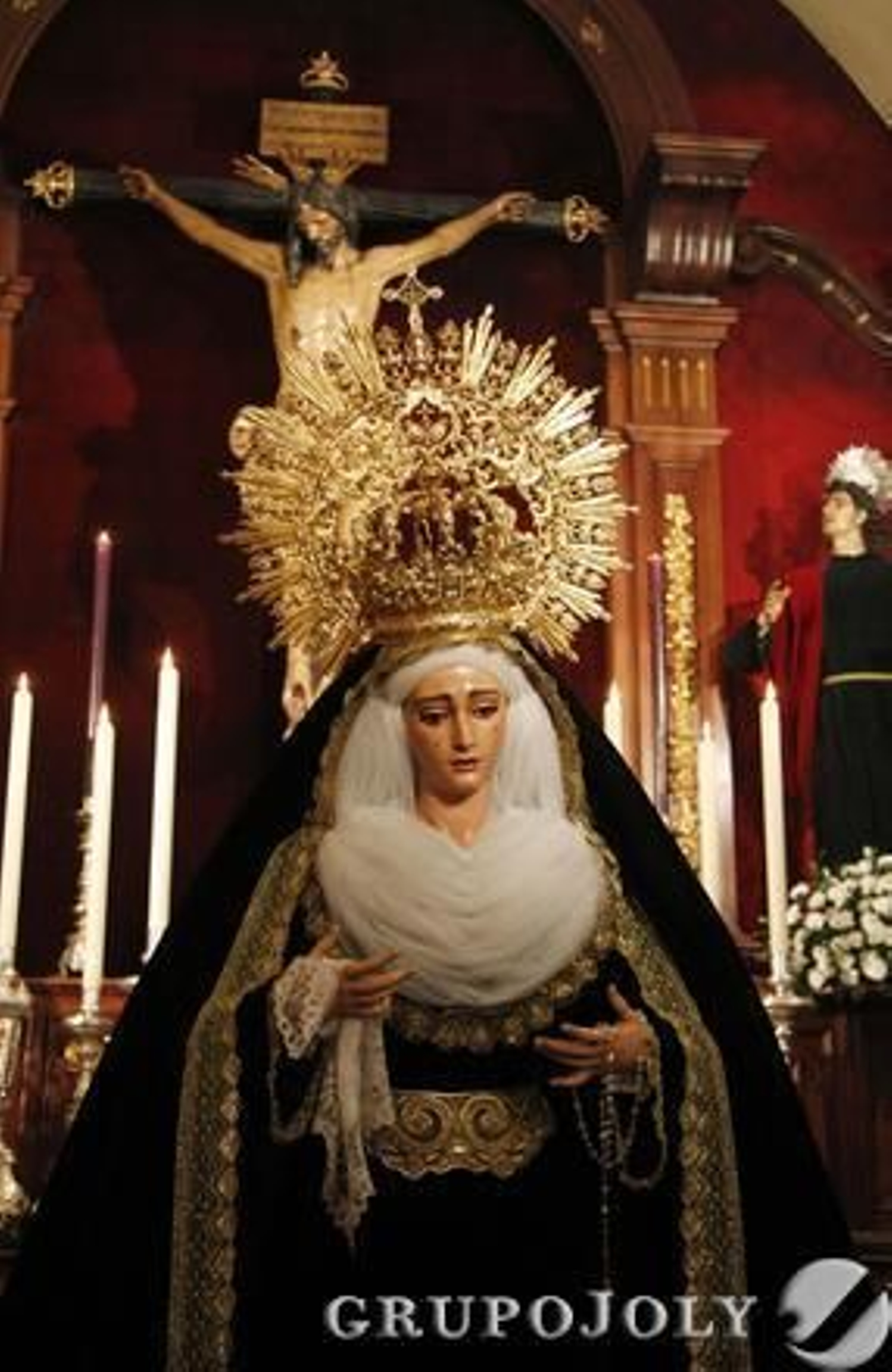 Imagen de la Dolorosa tras ser restaurada por Álvarez Duarte.

Foto: Victoria Hidalgo