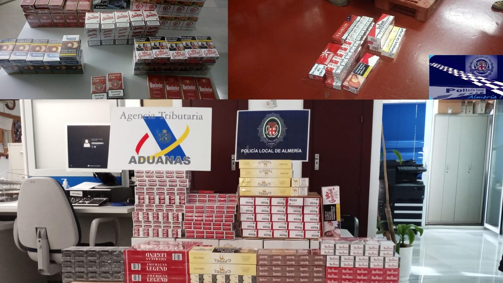 Tres de las últimas operaciones contra el contrabando en la capital