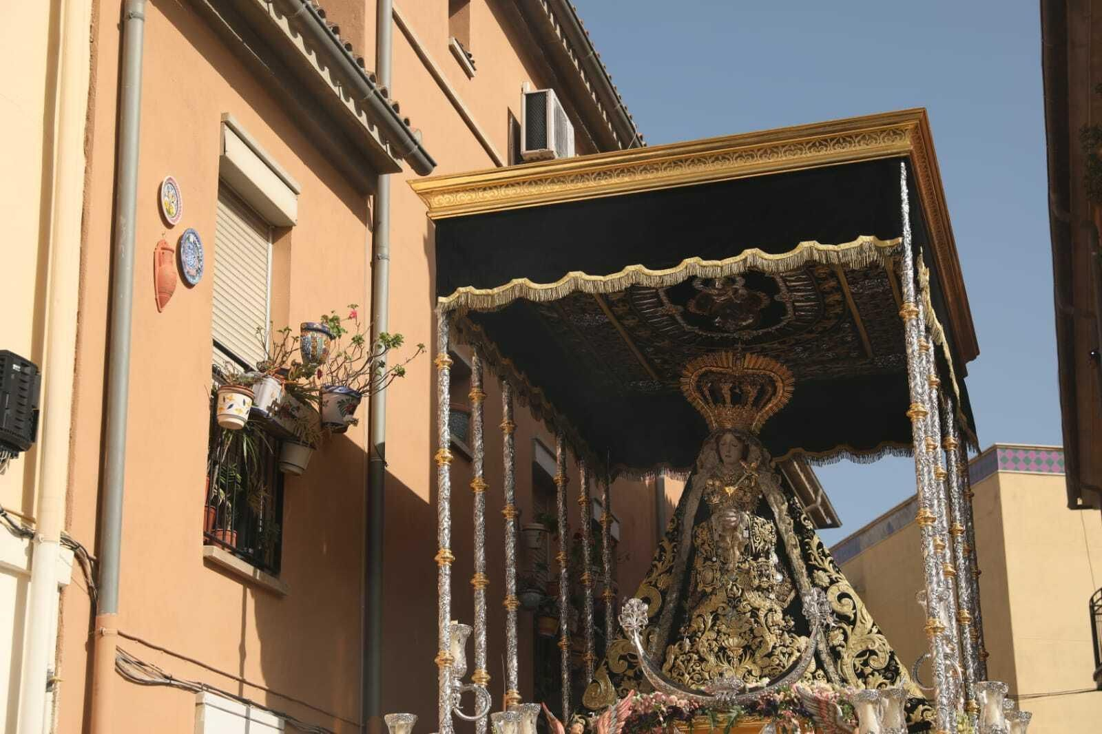 Las fotos de Dolores del Puente en el Lunes Santo en Málaga