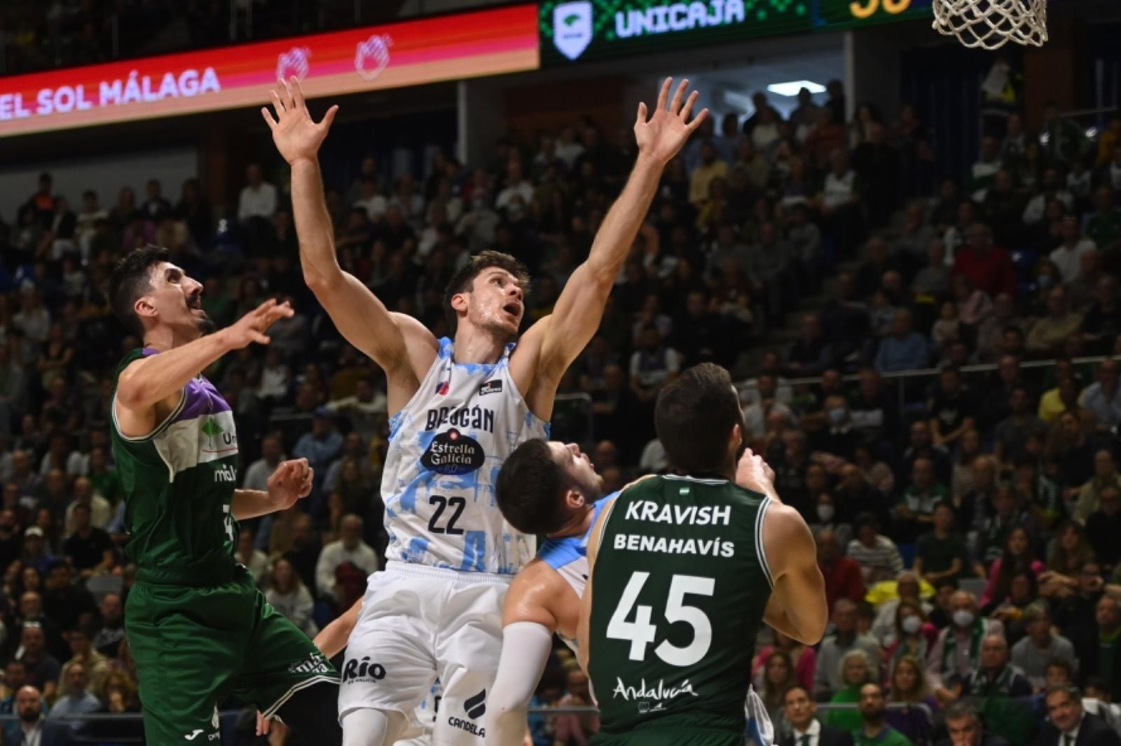 El Unicaja - Río Breogan, en fotos