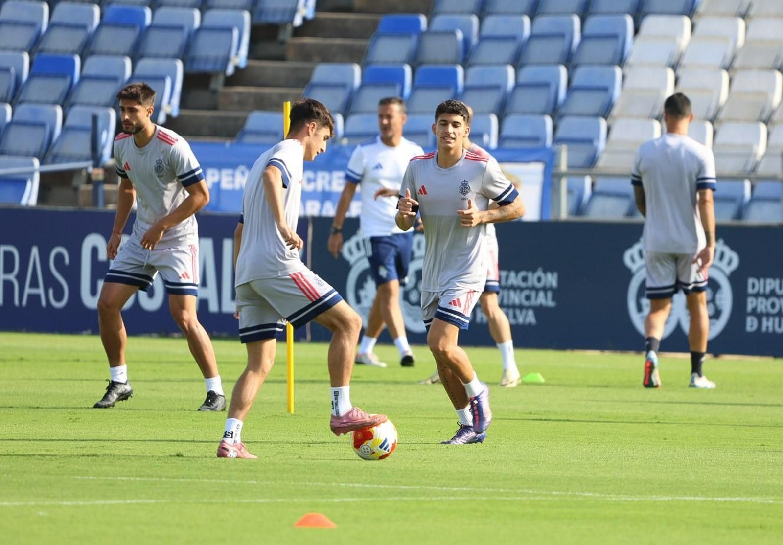 Entrenamiento reciente en el Nuevo Colombino.