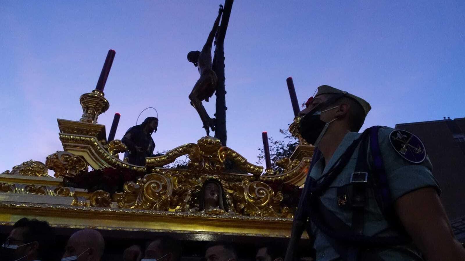 El Cristo de Mena en la procesión Magna de Málaga. El Cristo de Mena en la procesión Magna de Málaga.