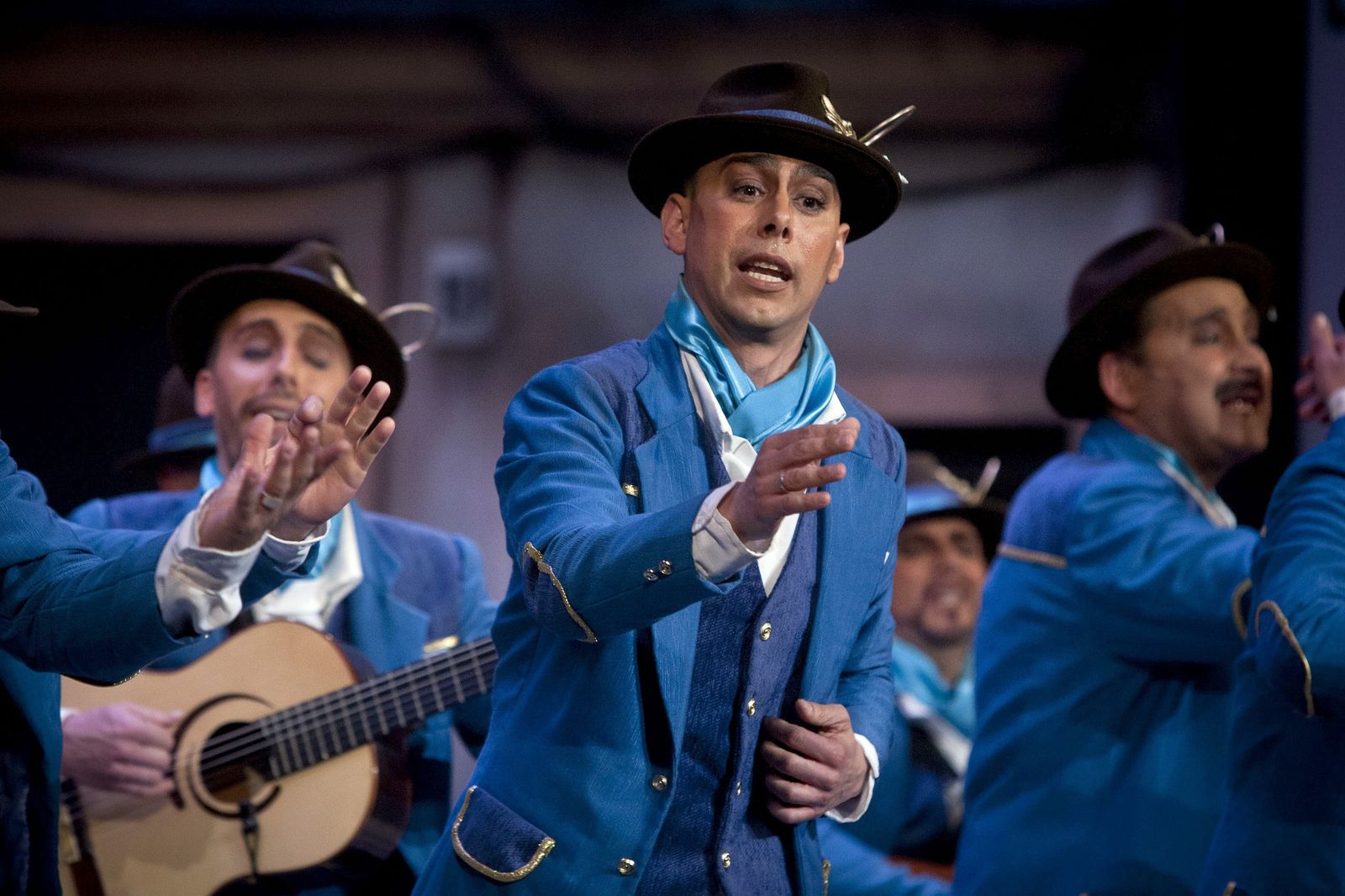 Comparsa 'El ángel de Cádiz', durante su actuación del pasado año.