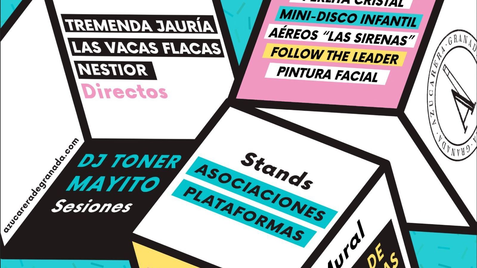 Cartel del I Foro Dulzura realizado por la Plataforma Revivir La Azucarera.