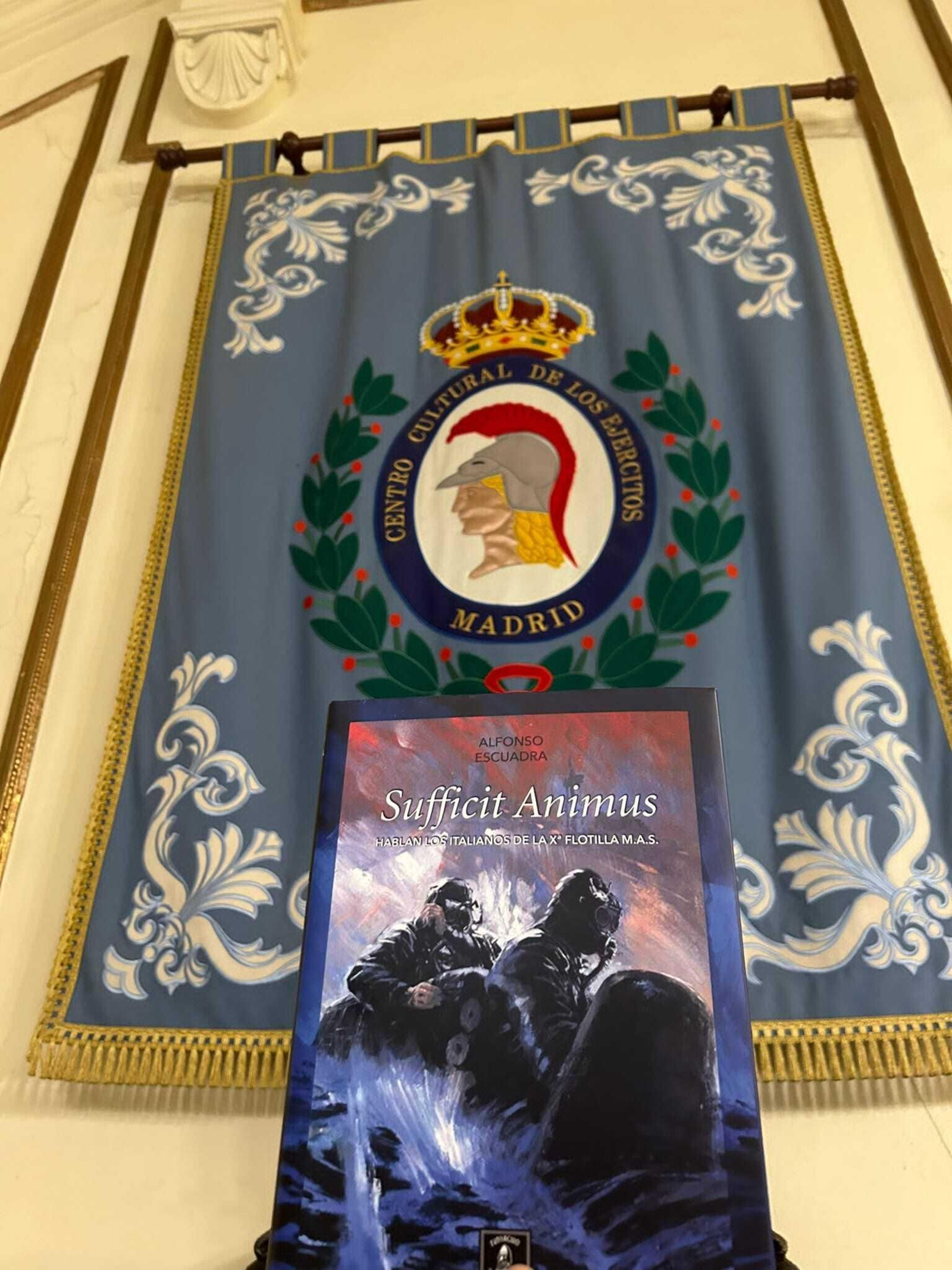 'Sufficit animus' en el Centro Cultural de los Ejércitos de Madrid.