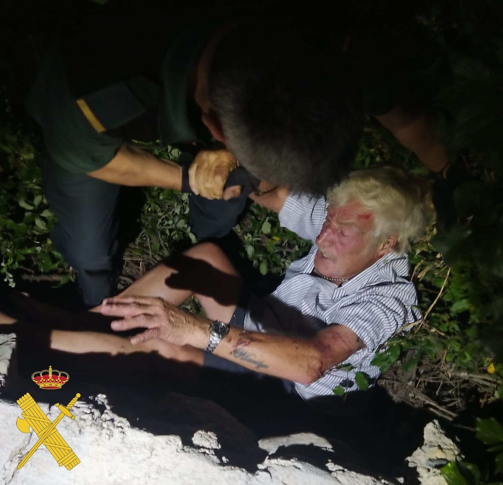 El hombre rescatado era de nacionalidad británica