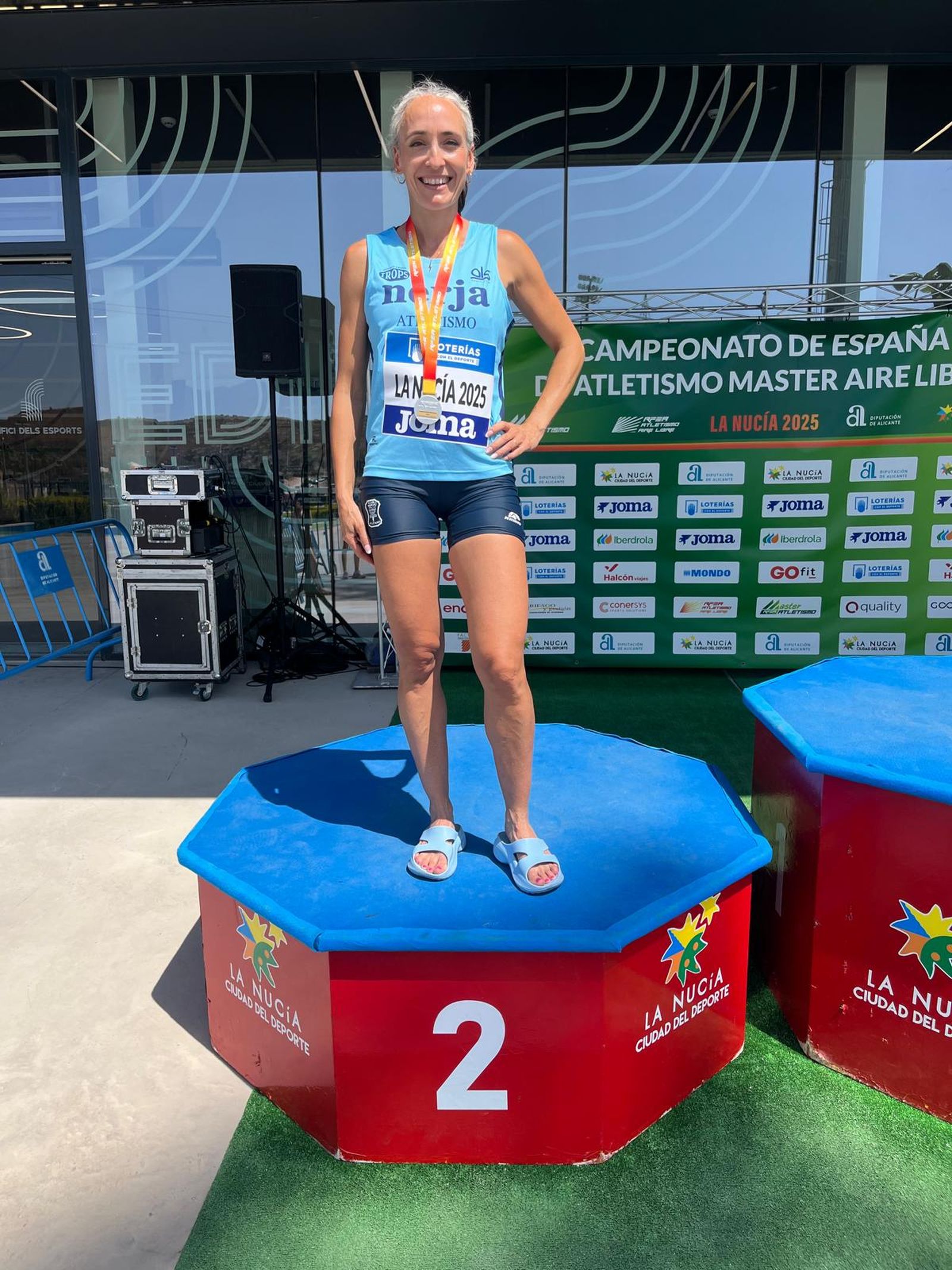 13 medallas para el Nerja en el Campeonato de España master