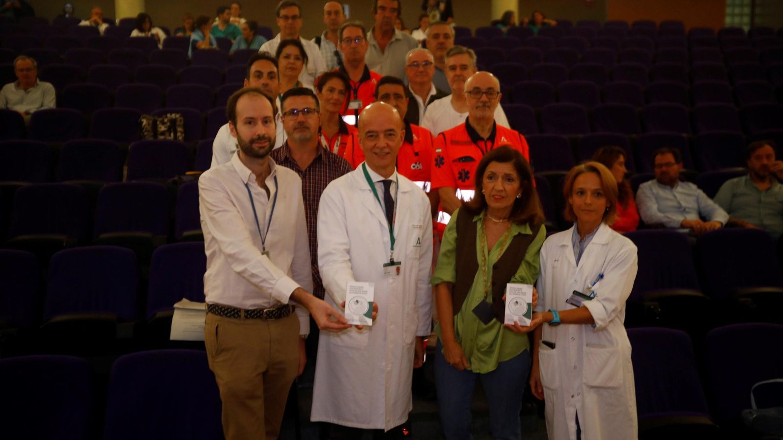 Presentación de la guía sobre el ictus en el Hospital Reina Sofía.